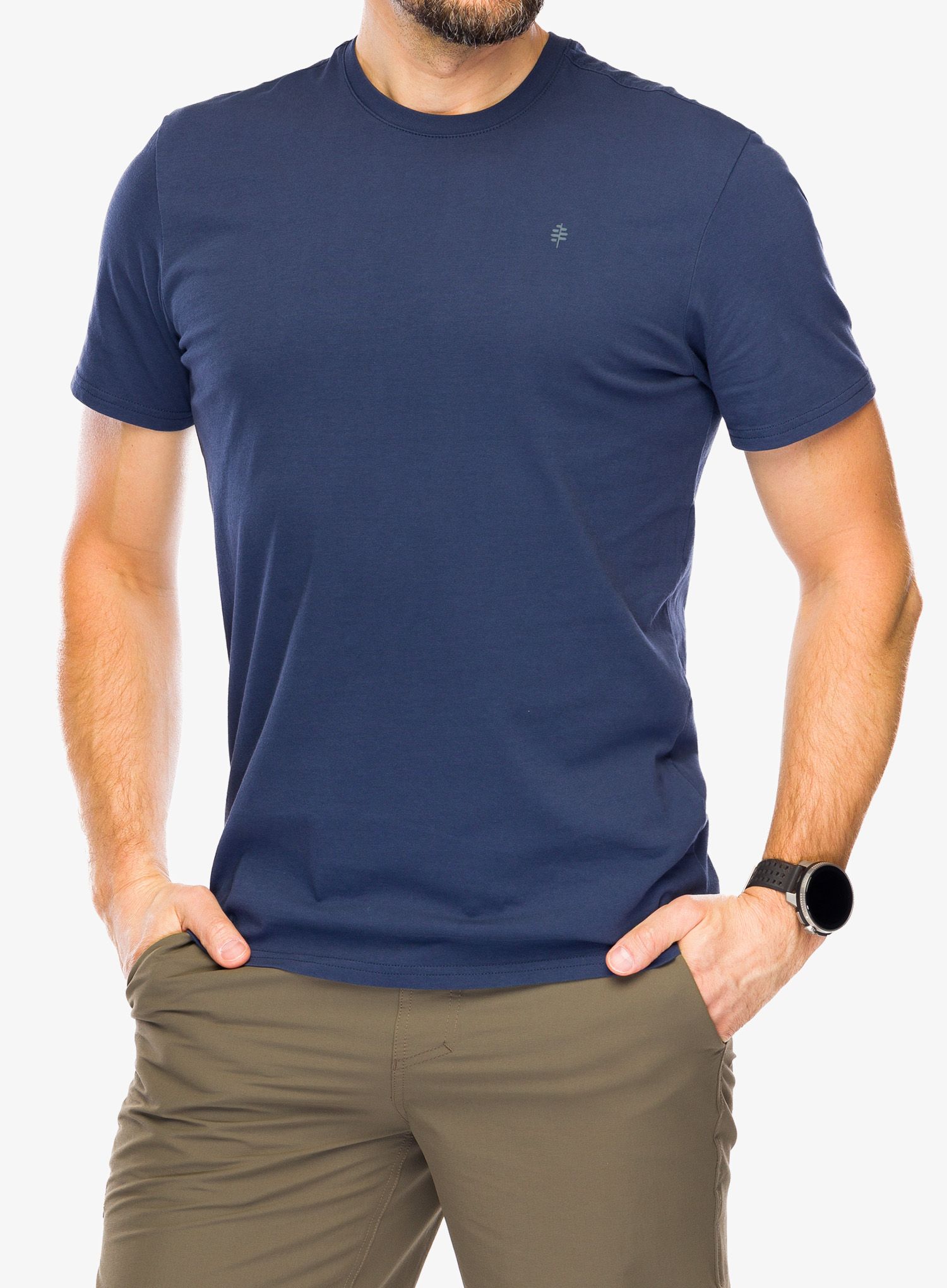 Bavlnené tričko Royal Robbins Basecamp Tee - navy