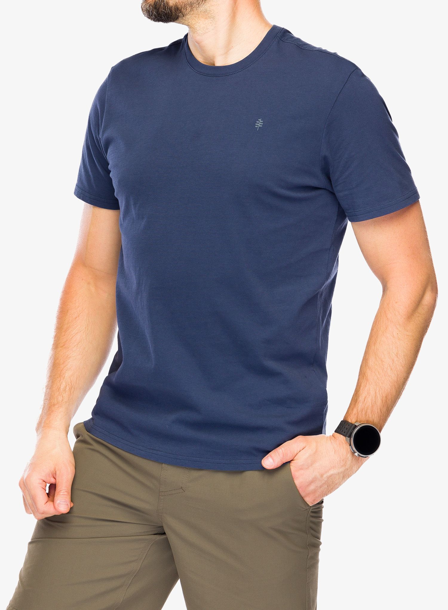 Bavlnené tričko Royal Robbins Basecamp Tee - navy