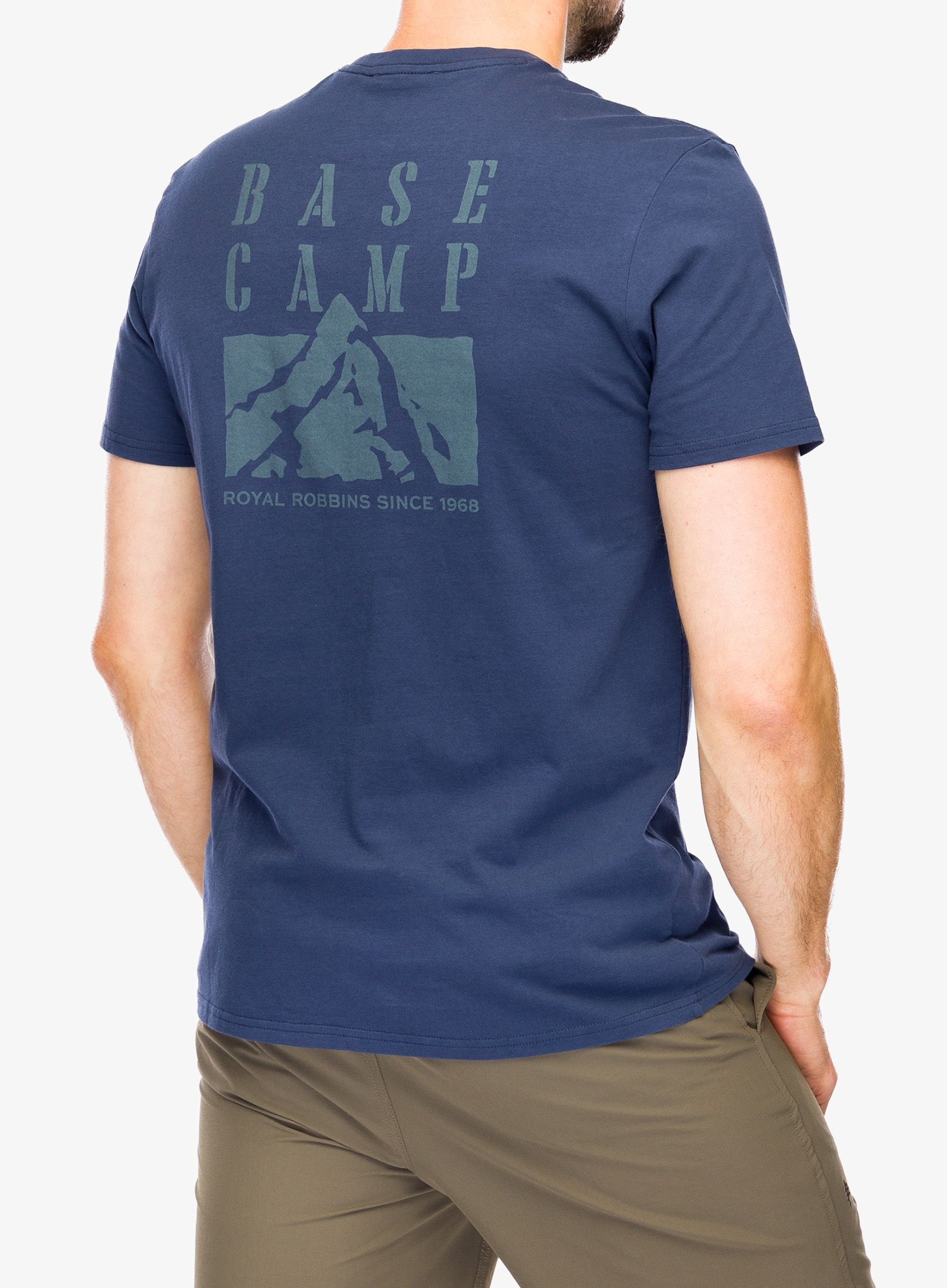 Bavlnené tričko Royal Robbins Basecamp Tee - navy