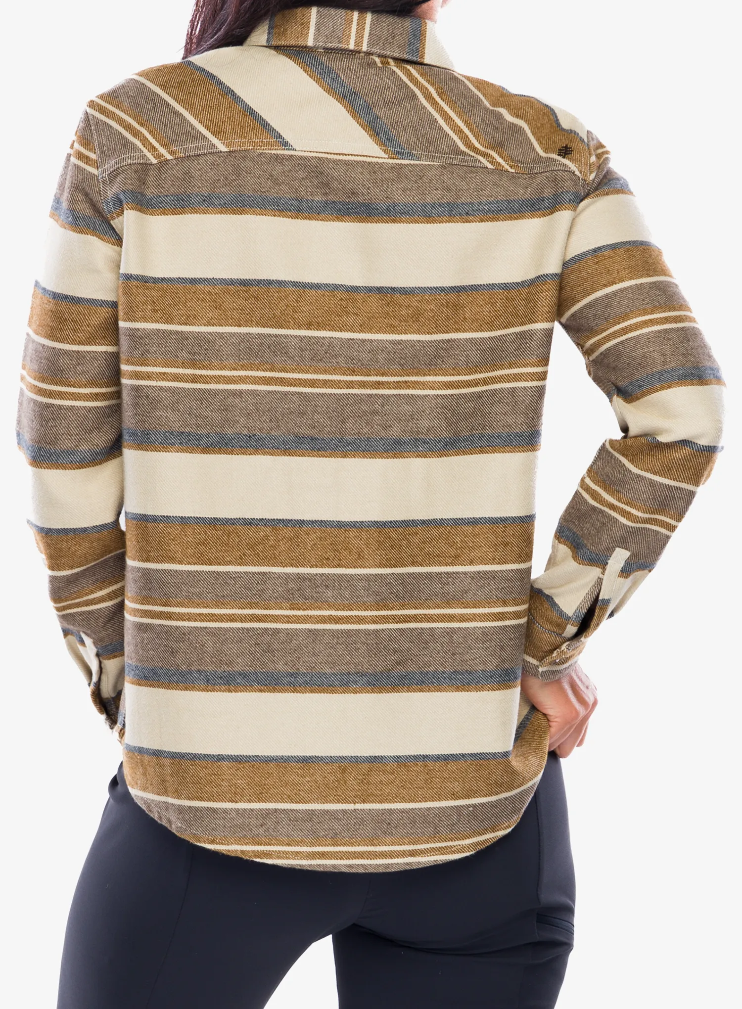 Dámska košeľa Royal Robbins Clouds Rest Hemp LS - bistre pacific crest stripe