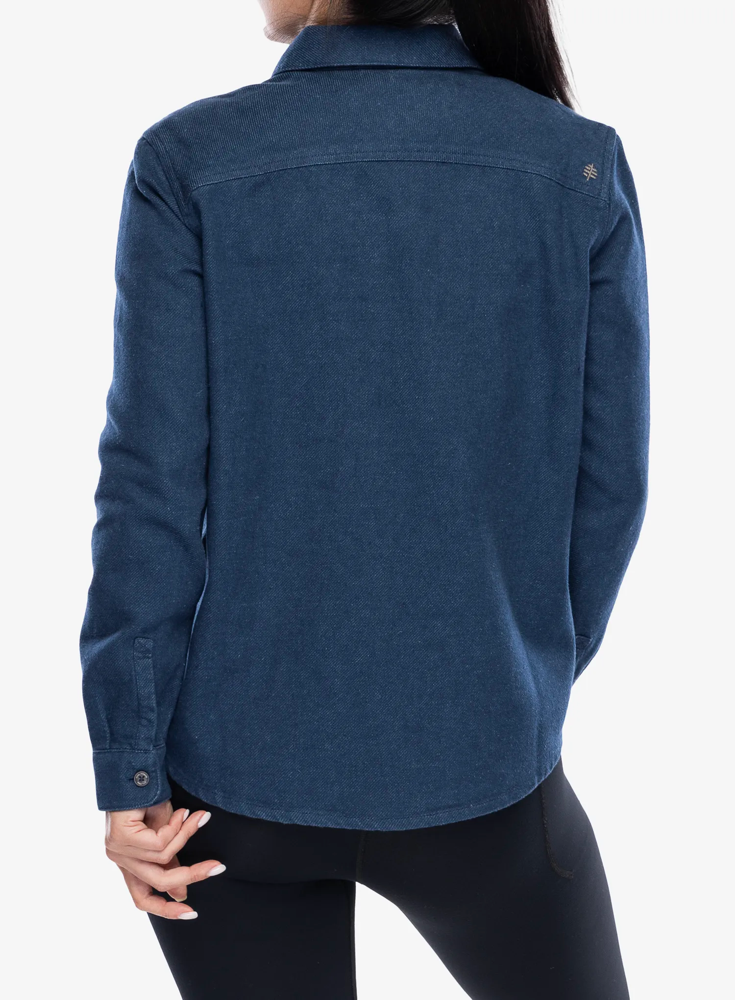 Dámska košeľa Royal Robbins Clouds Rest Hemp LS - deep blue htr
