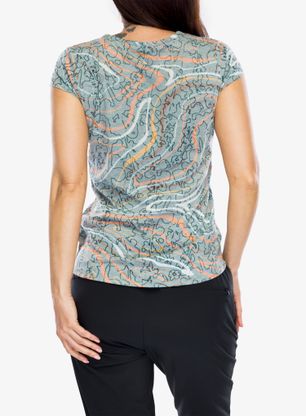 Dámske tričko Royal Robbins Featherweight Tee - sea pine tidal pt