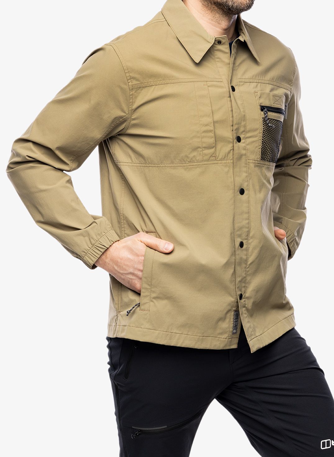 Vetrovka Royal Robbins Merced Wind Shirt - covert green