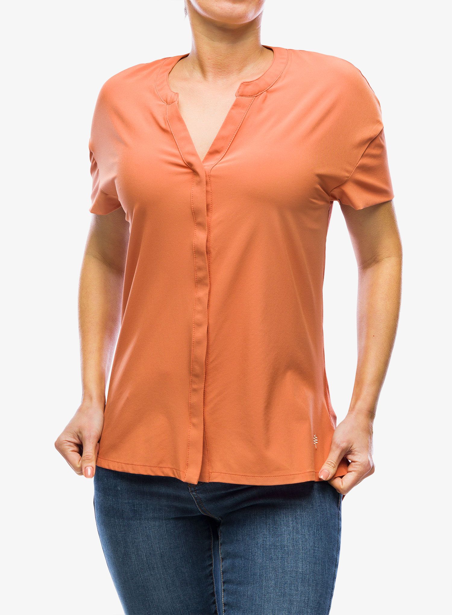Košeľa dámska Royal Robbins Spotless Evolution S/S - aragon