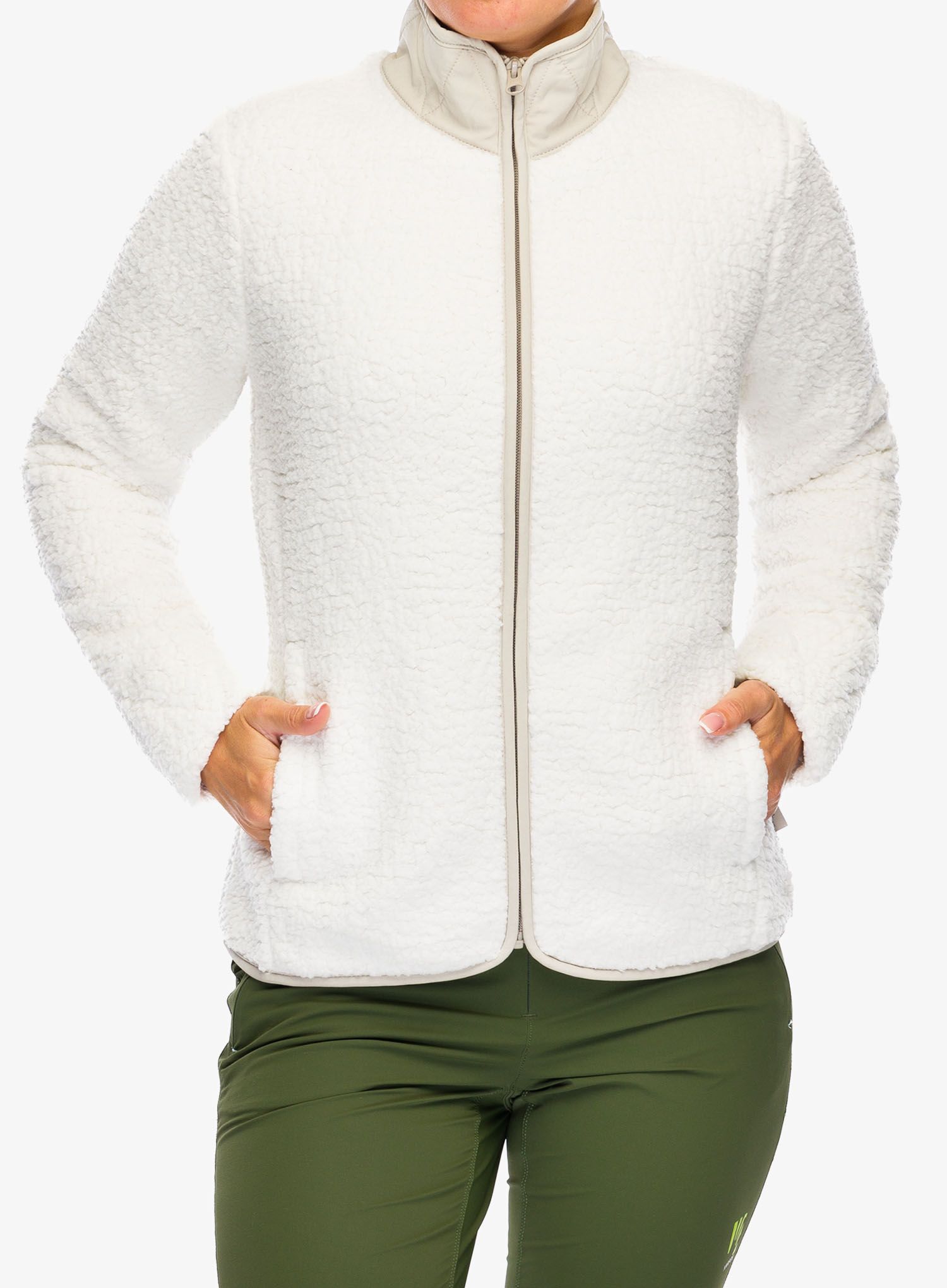 Flísová mikina dámska Royal Robbins Urbanesque Jacket - creme