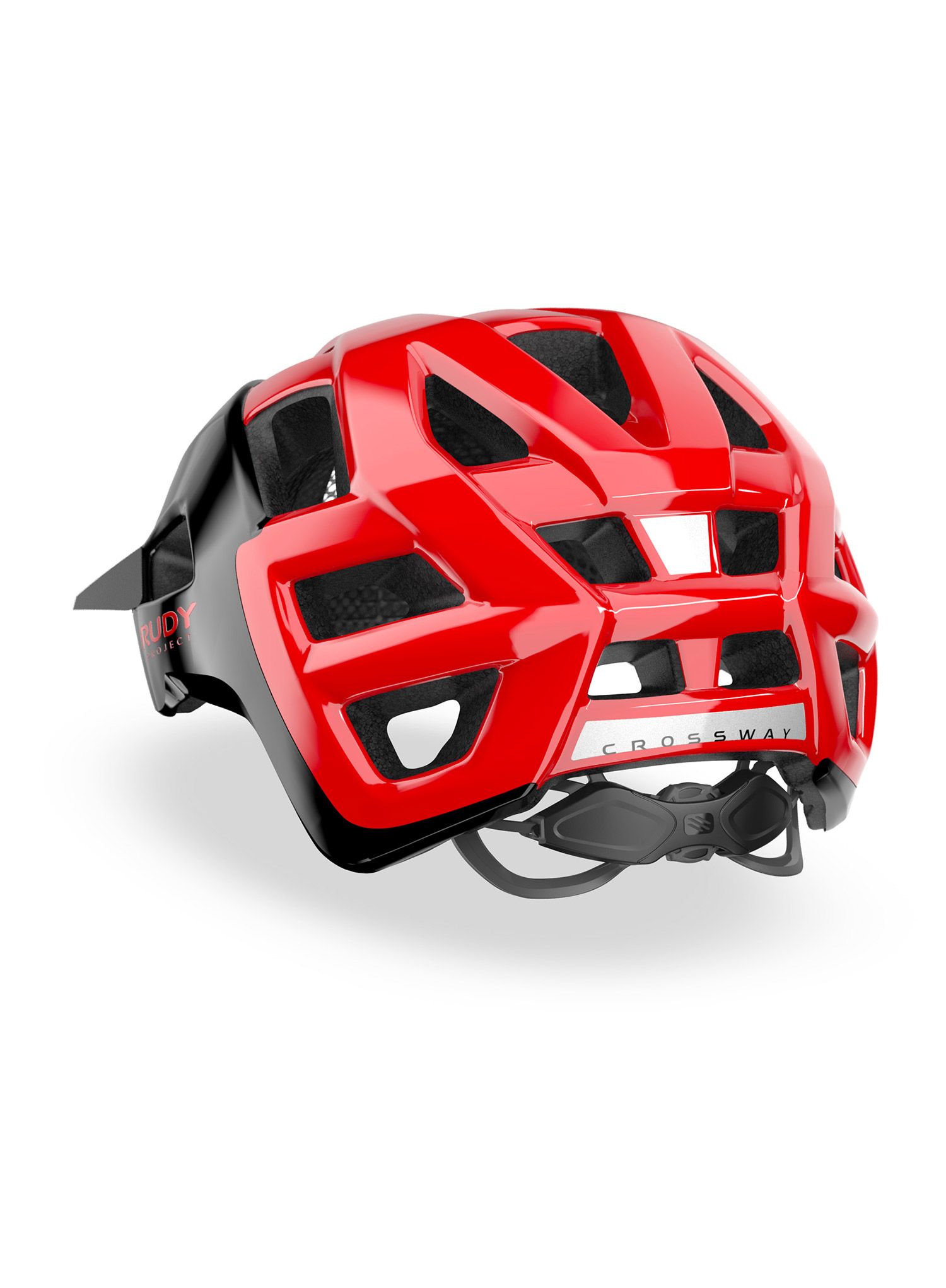 Cyklistická prilba Rudy Project Crossway - black/red/shiny