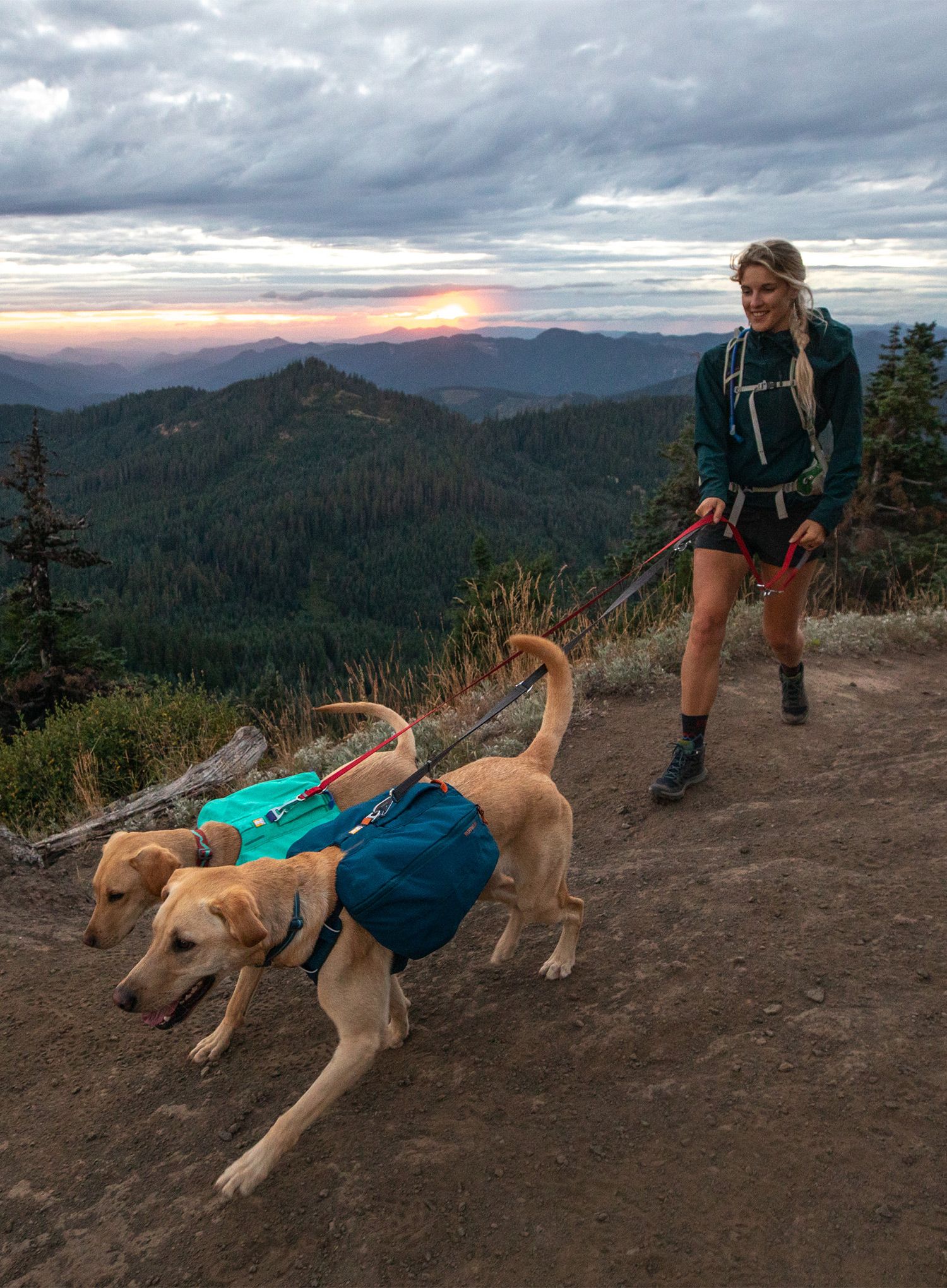 Batoh pre psa Ruffwear Front Range Day Pack - blue moon