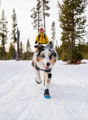 Topánky pre psa Ruffwear Polar Trex - obsidian black