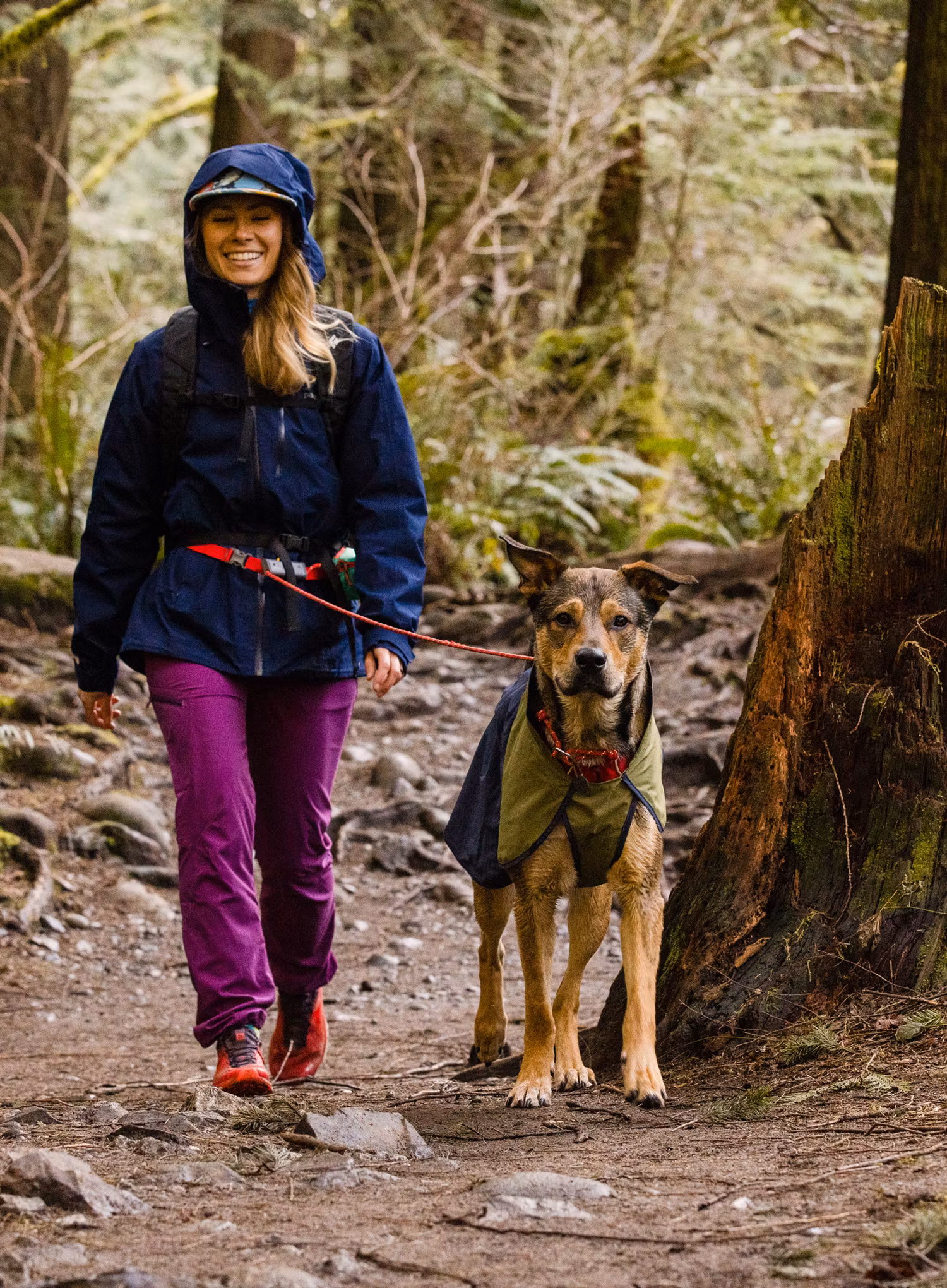Bunda pre psa Ruffwear Sun Shower Jacket - hibiscus pink