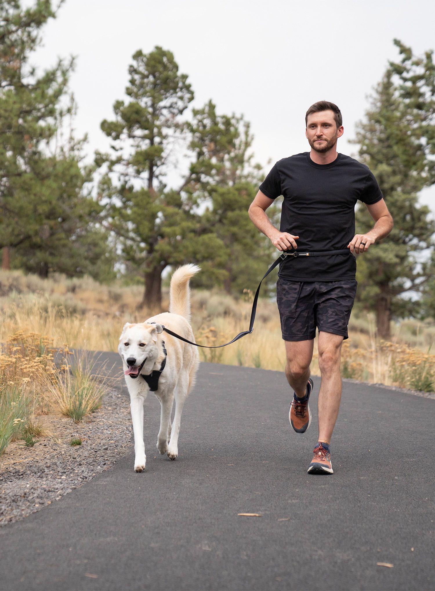 Vodítko pre psa Ruffwear Switchbak Leash - basalt gray