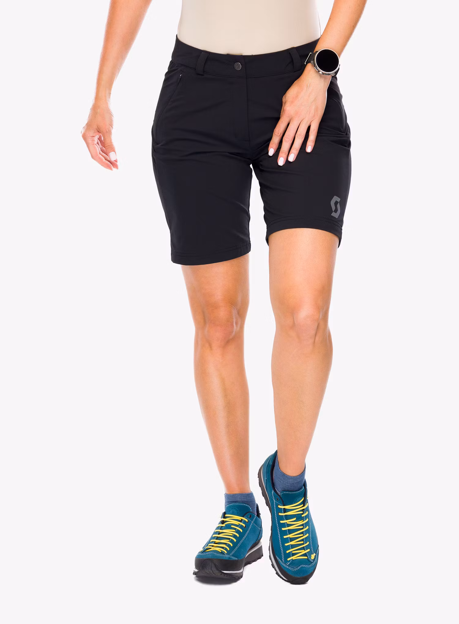 Turistické kraťasy dámske SCOTT Shorts Explorair Tech - black