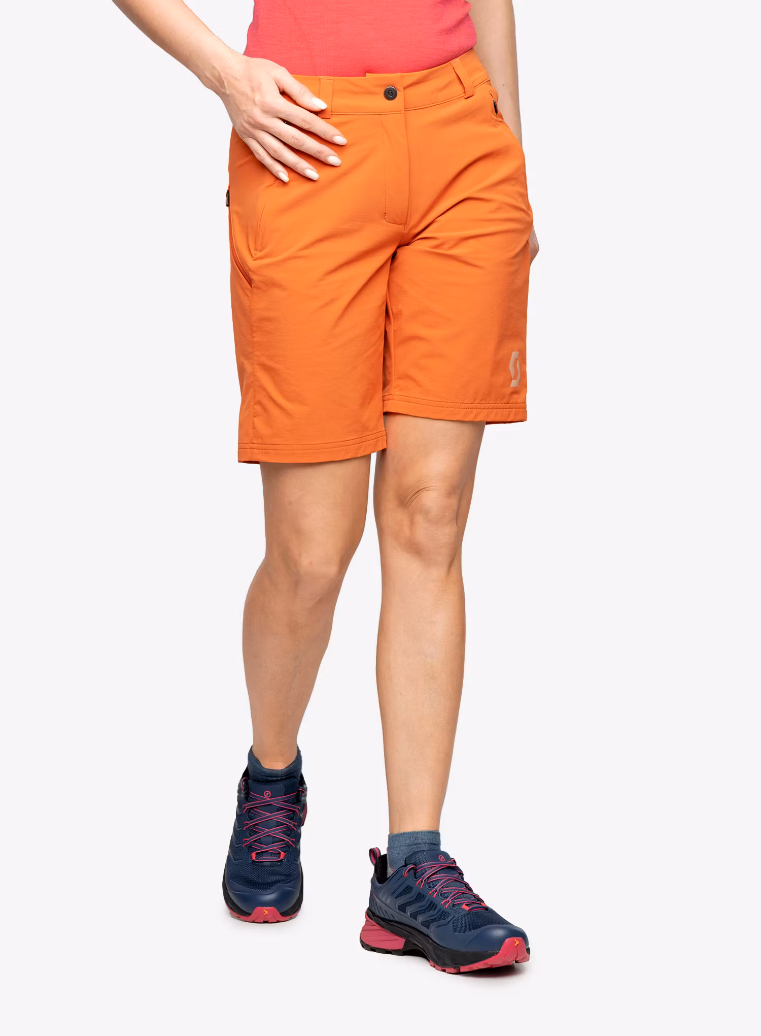 Turistické kraťasy dámske SCOTT Shorts Explorair Tech - braze orange