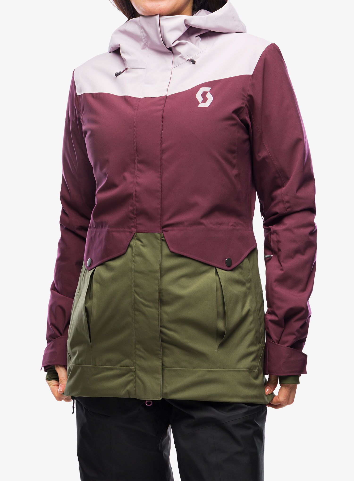 Bunda dámska SCOTT Ultimate Dryo Plus - cloud pink/wild red