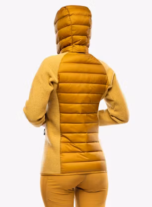 Dámska hybridná bunda dámska Salewa Fanes Sarner/RDS Down Hybrid Jacket - golden brown