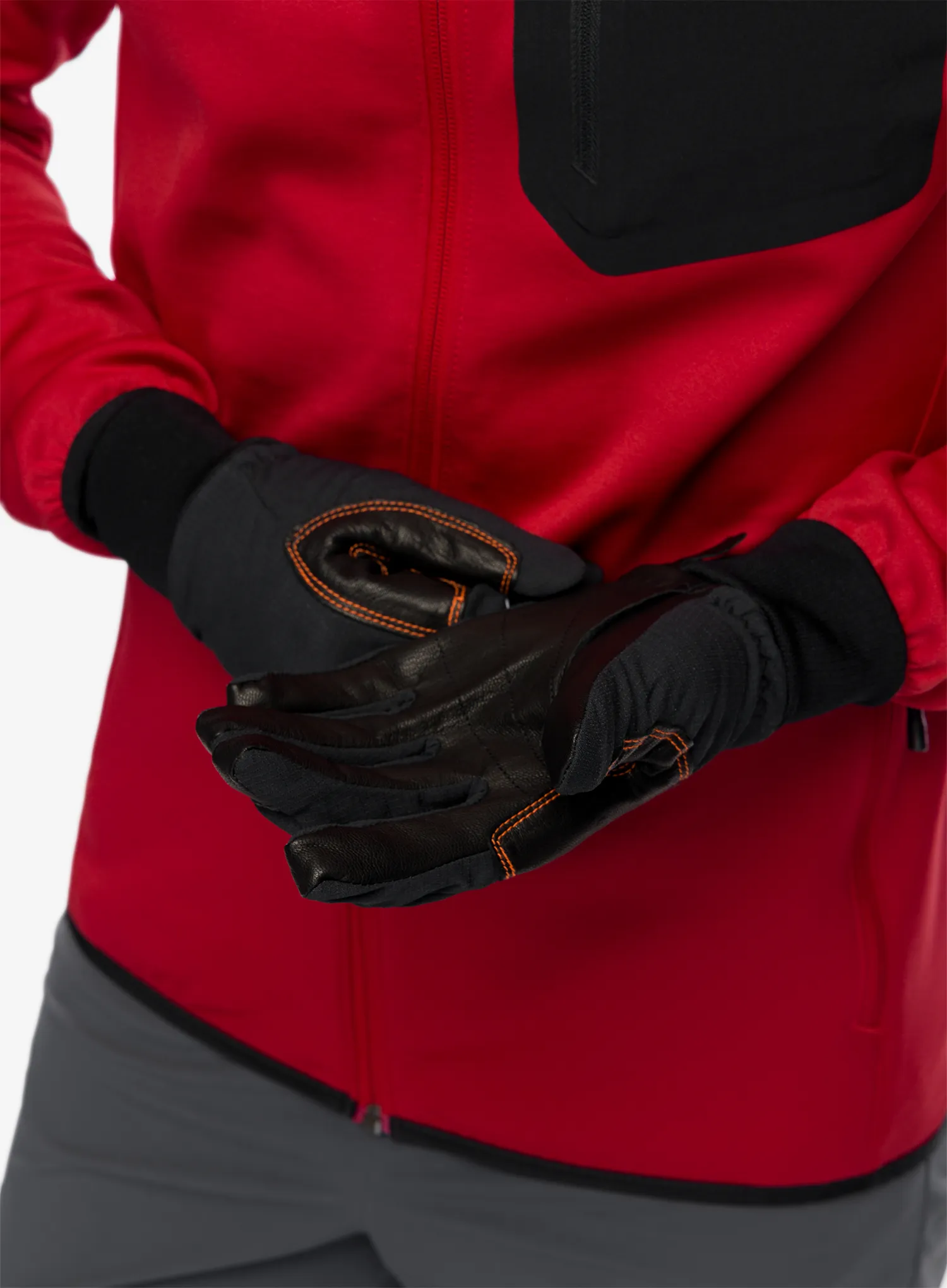 Turistické rukavice Salewa Ortles DST/AM Gloves - black out