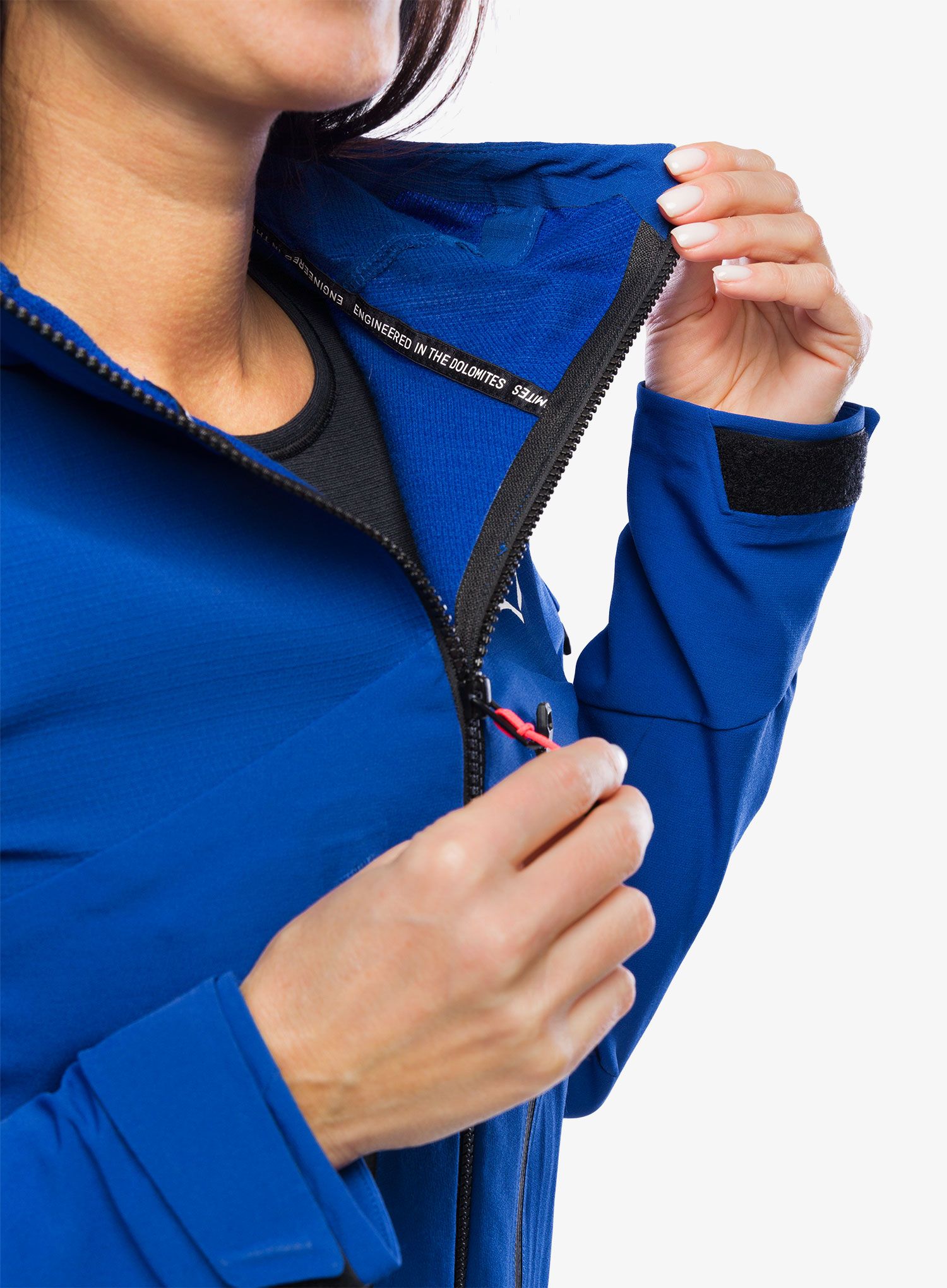 Softshellová bunda dámska Salewa Ortles DST Jacket - electric