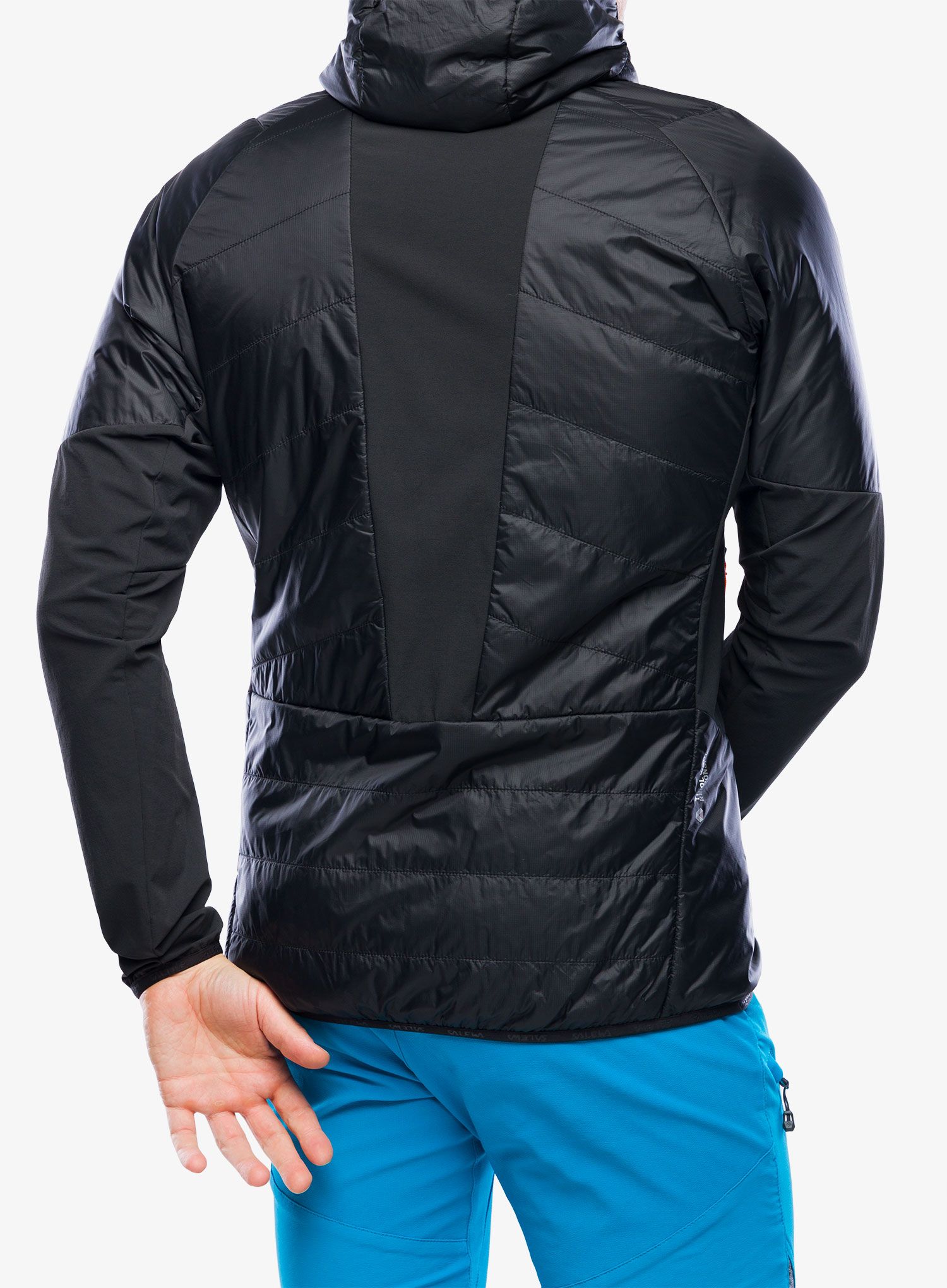 Zateplená bunda Salewa Ortles Hyb TWR Jacket - black out