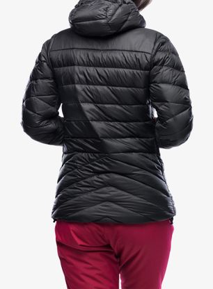 Bunda páperová dámska Salewa Ortles Med 3 RDS Dwn Jacket - black