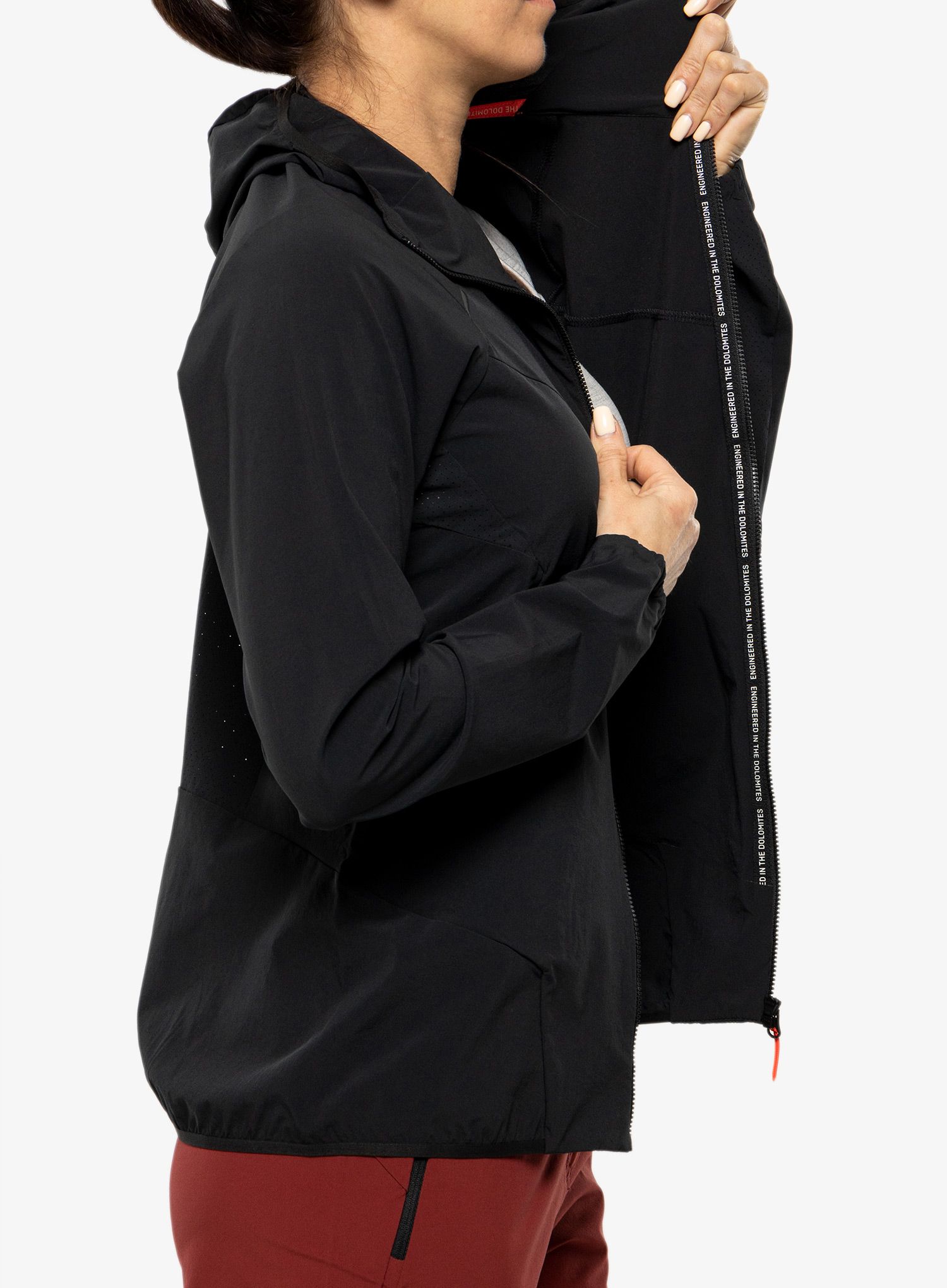 Softshellová bunda dámska Salewa Pedroc DST Light Jacket - black out