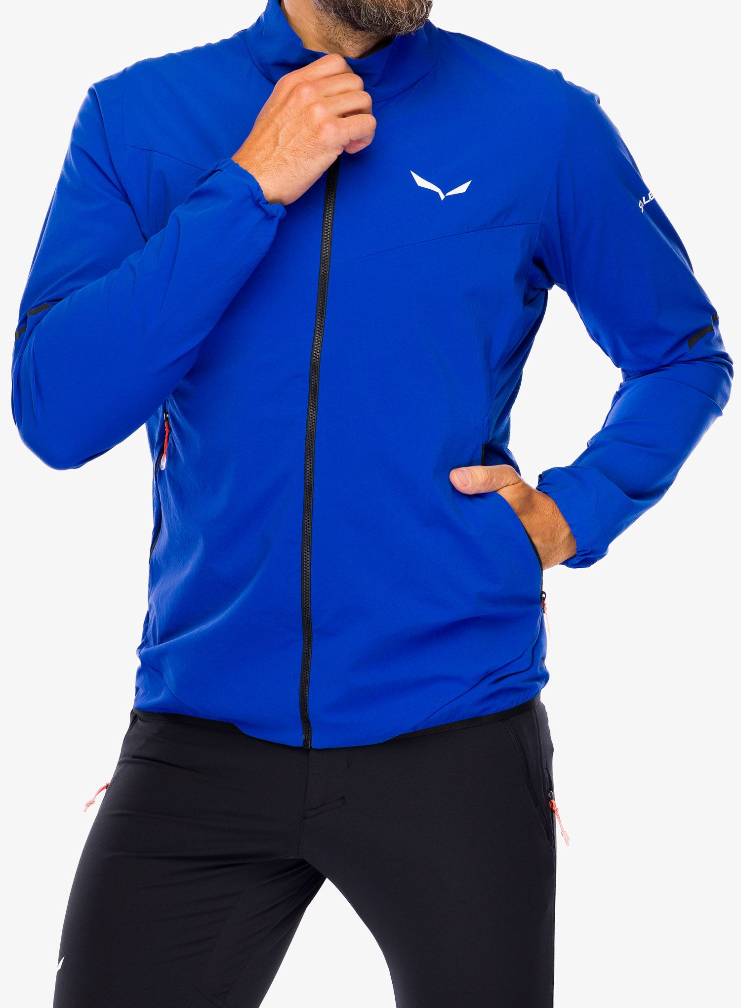 Softshellová bunda Salewa Pedroc DST Light Jacket - electric