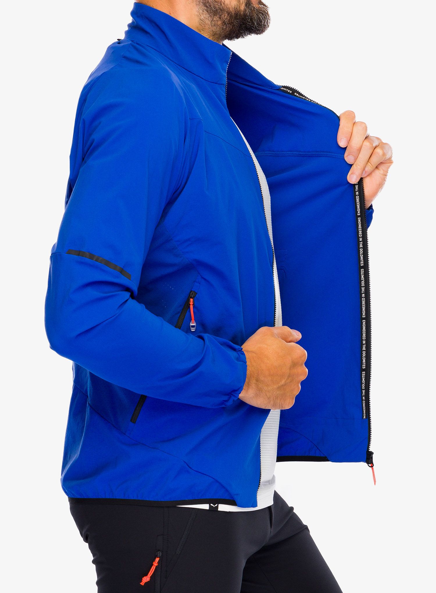 Softshellová bunda Salewa Pedroc DST Light Jacket - electric