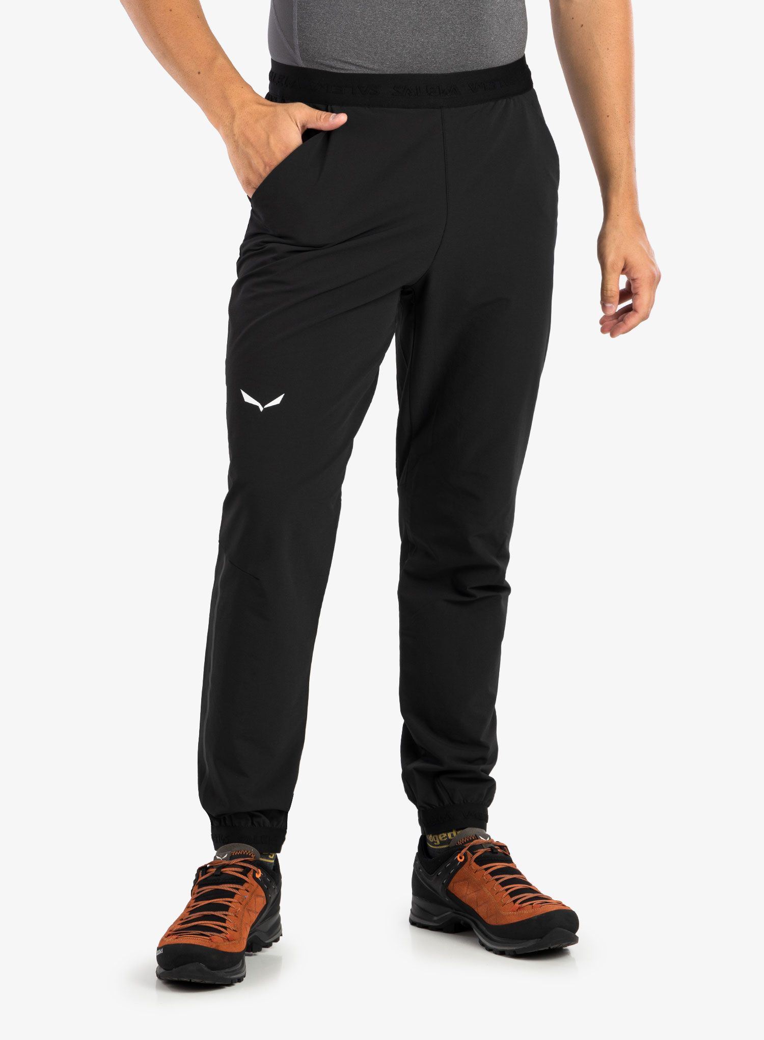 Turistické nohavice Salewa Pedroc DST WO Pants - black out