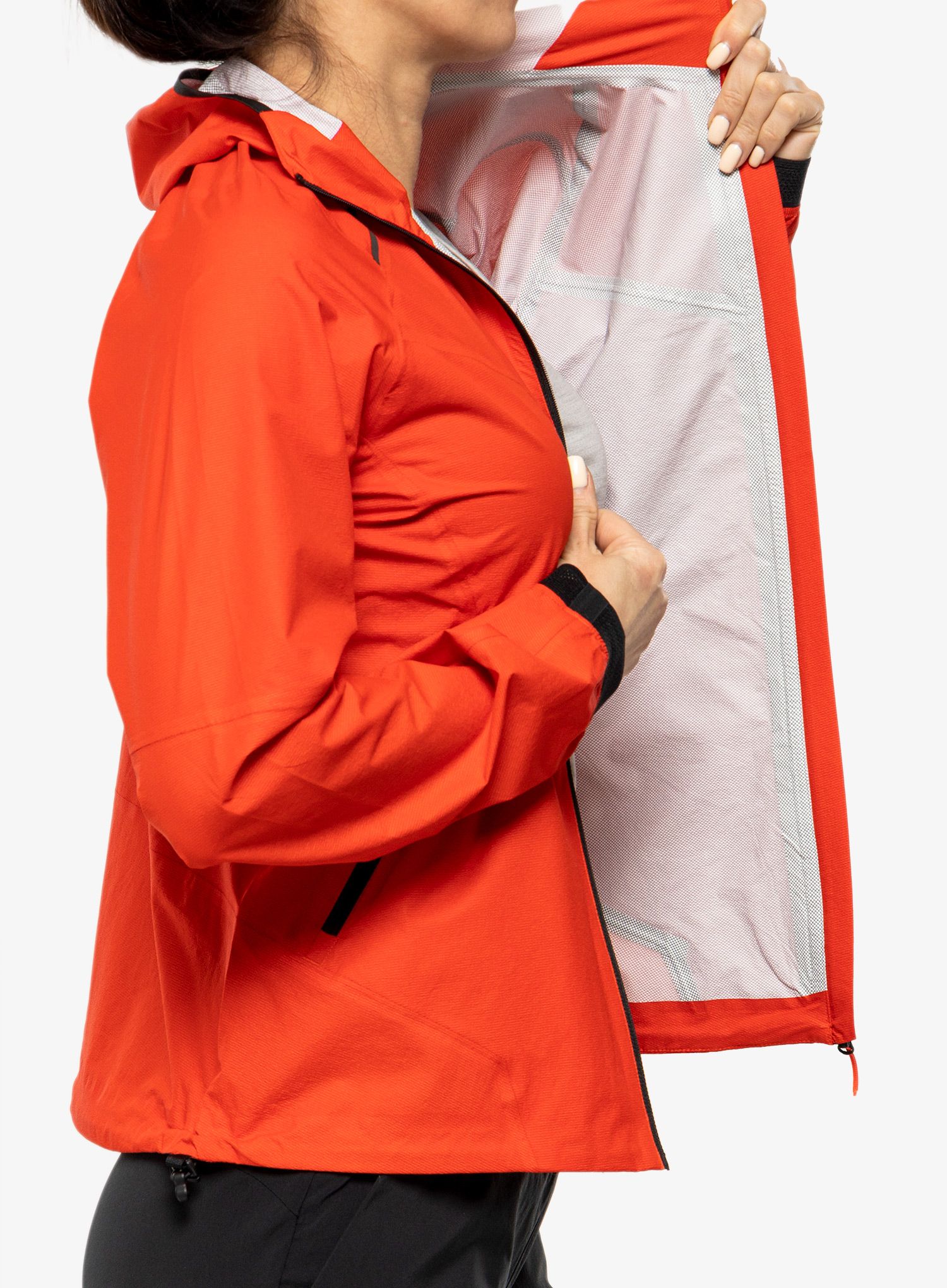 Bunda dámska Salewa Pedroc PTX 2,5L Light Jacket - flame