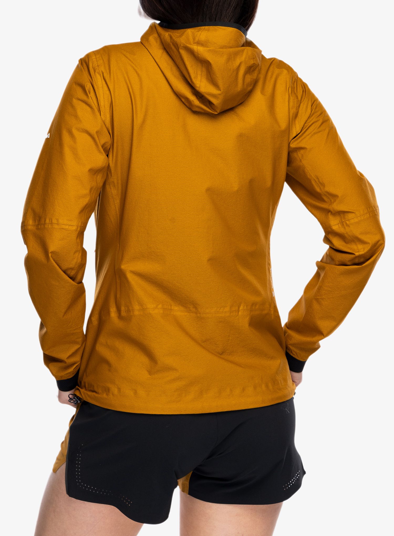 Nepremokavá bunda dámska Salewa Pedroc PTX 2,5L Light Jacket - golden brown