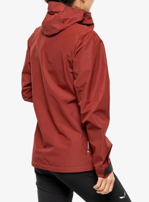 Nepremokavá bunda dámska Salewa Puez Aqua 4 PTX 2.5L Jacket - syrah