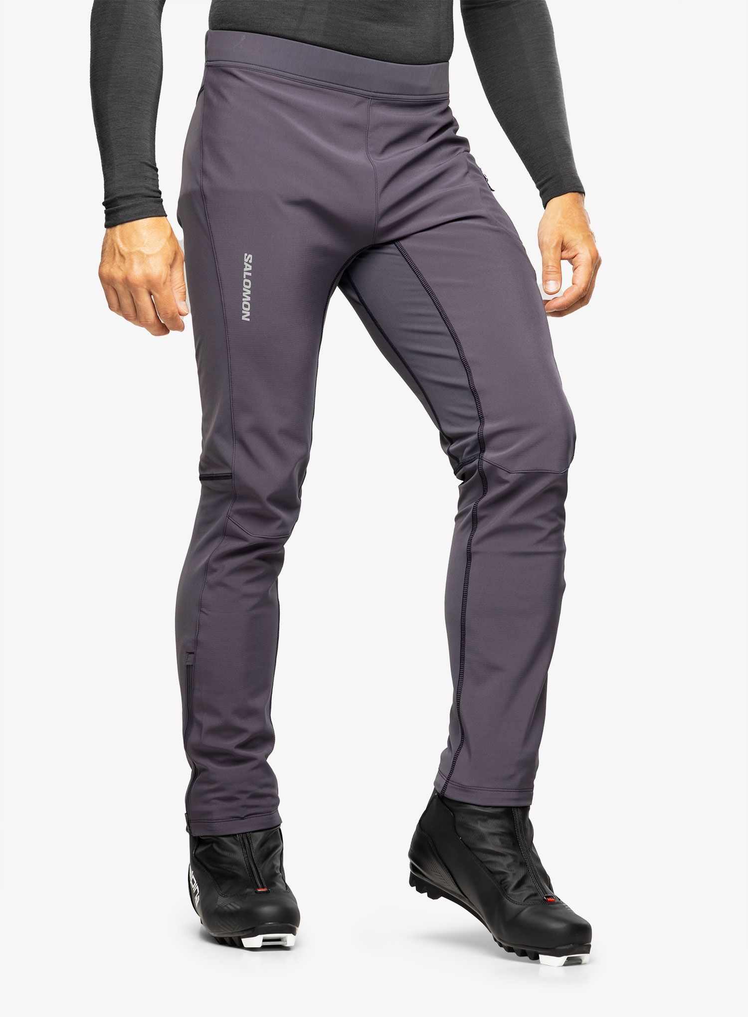 Softshellové nohavice Salomon Crs Warm Softshell Pant - perisc