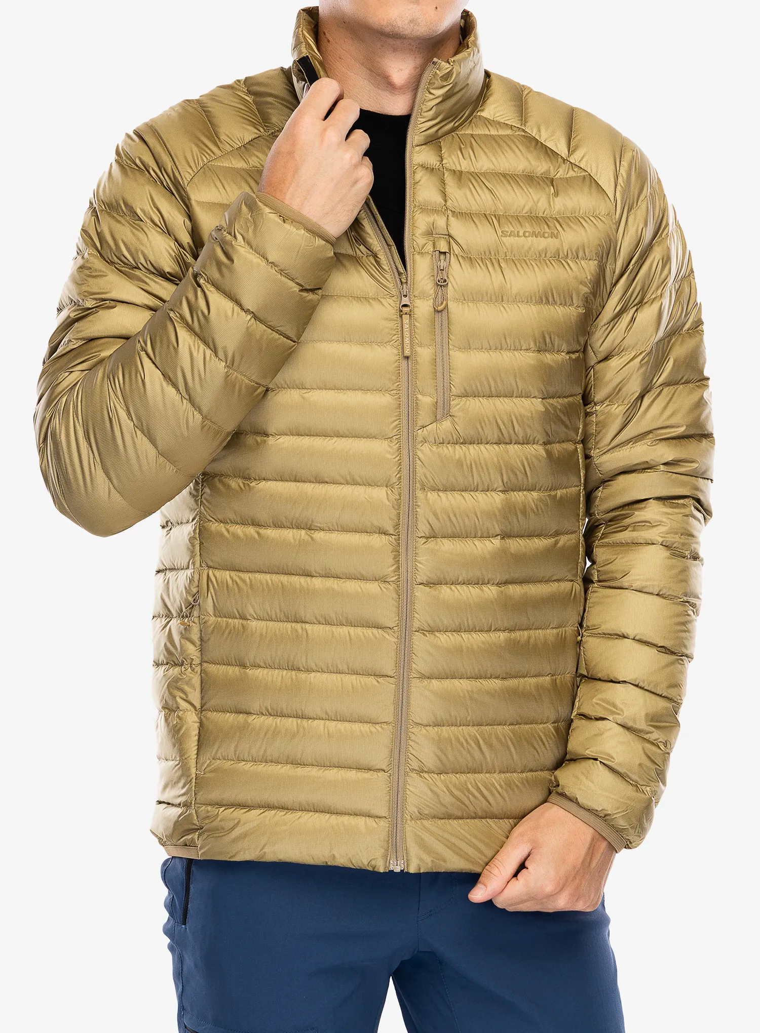 Páperová bunda Salomon Elixir Micro Down JKT - antique bronze