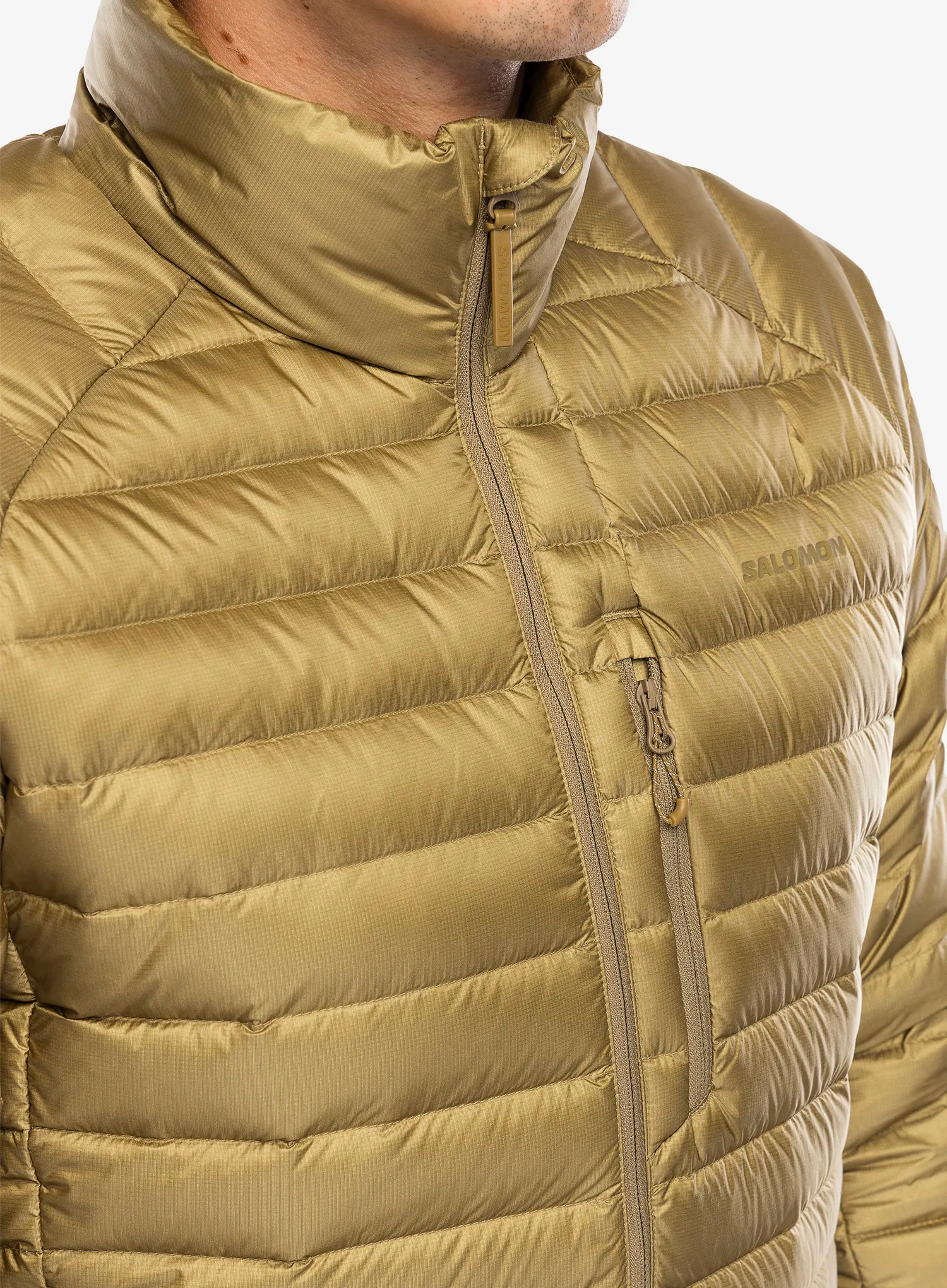 Páperová bunda Salomon Elixir Micro Down JKT - antique bronze