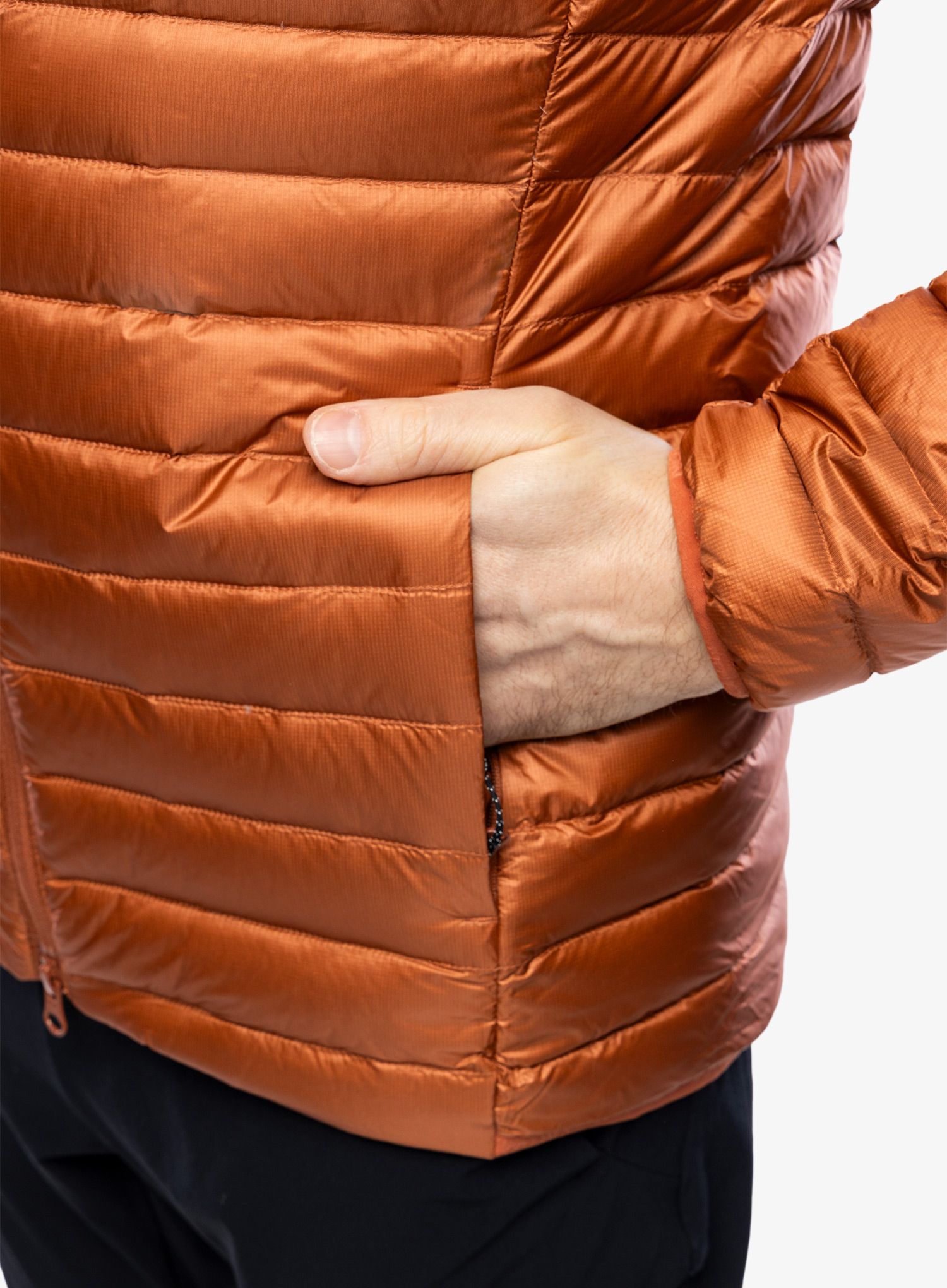 Páperová bunda Salomon Elixir Micro Down JKT - baked clay