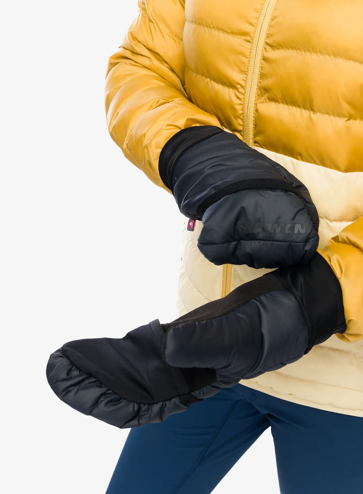 Palčiaky Salomon Mtn Overmitten - deep black