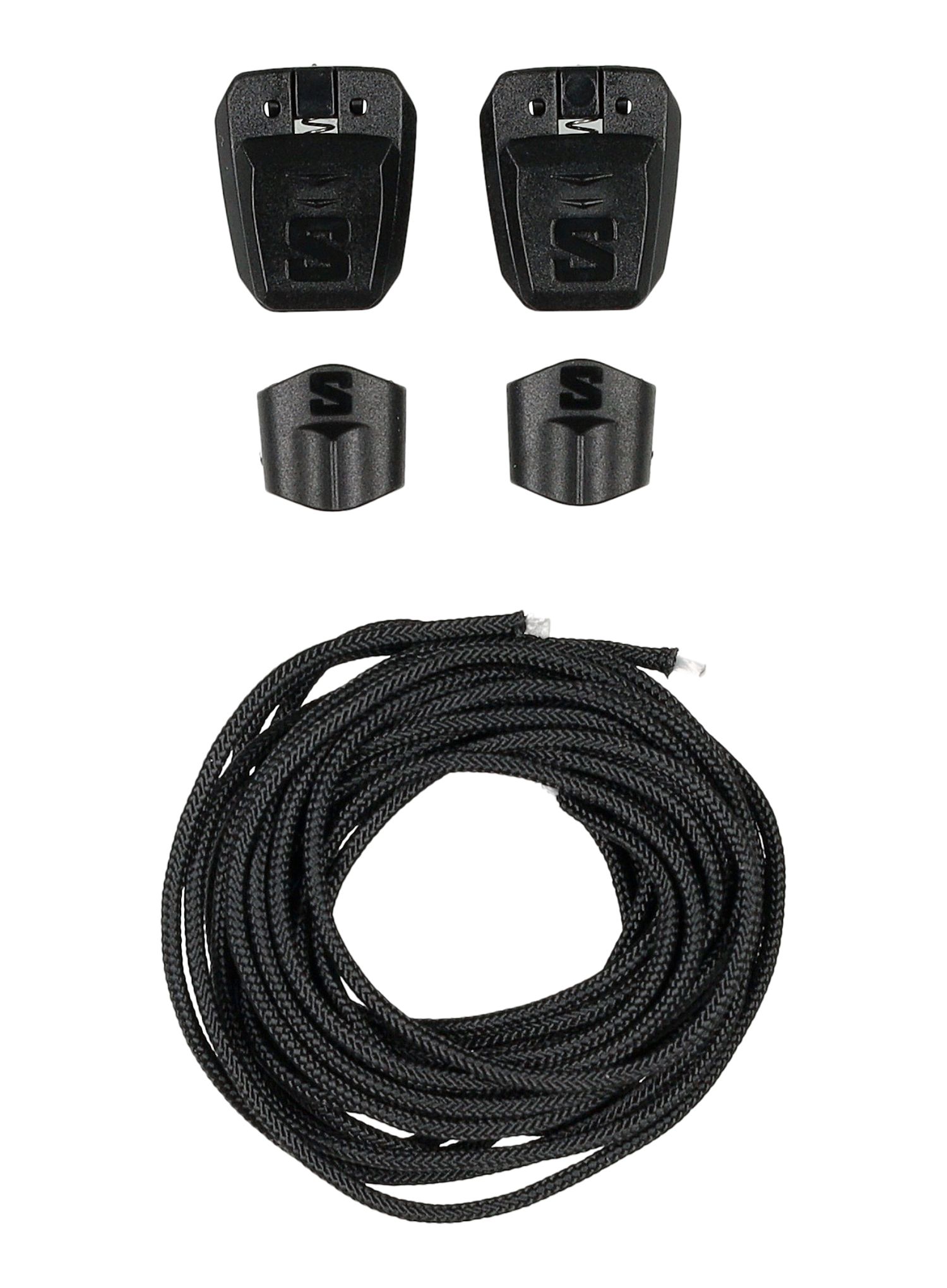 Šnúrky do topánok Salomon Quicklace Kit - black