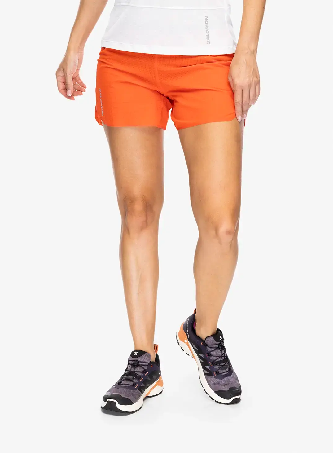 Bežecké kraťasy dámske Salomon Sense Aero 5'' Short - cherry tomato