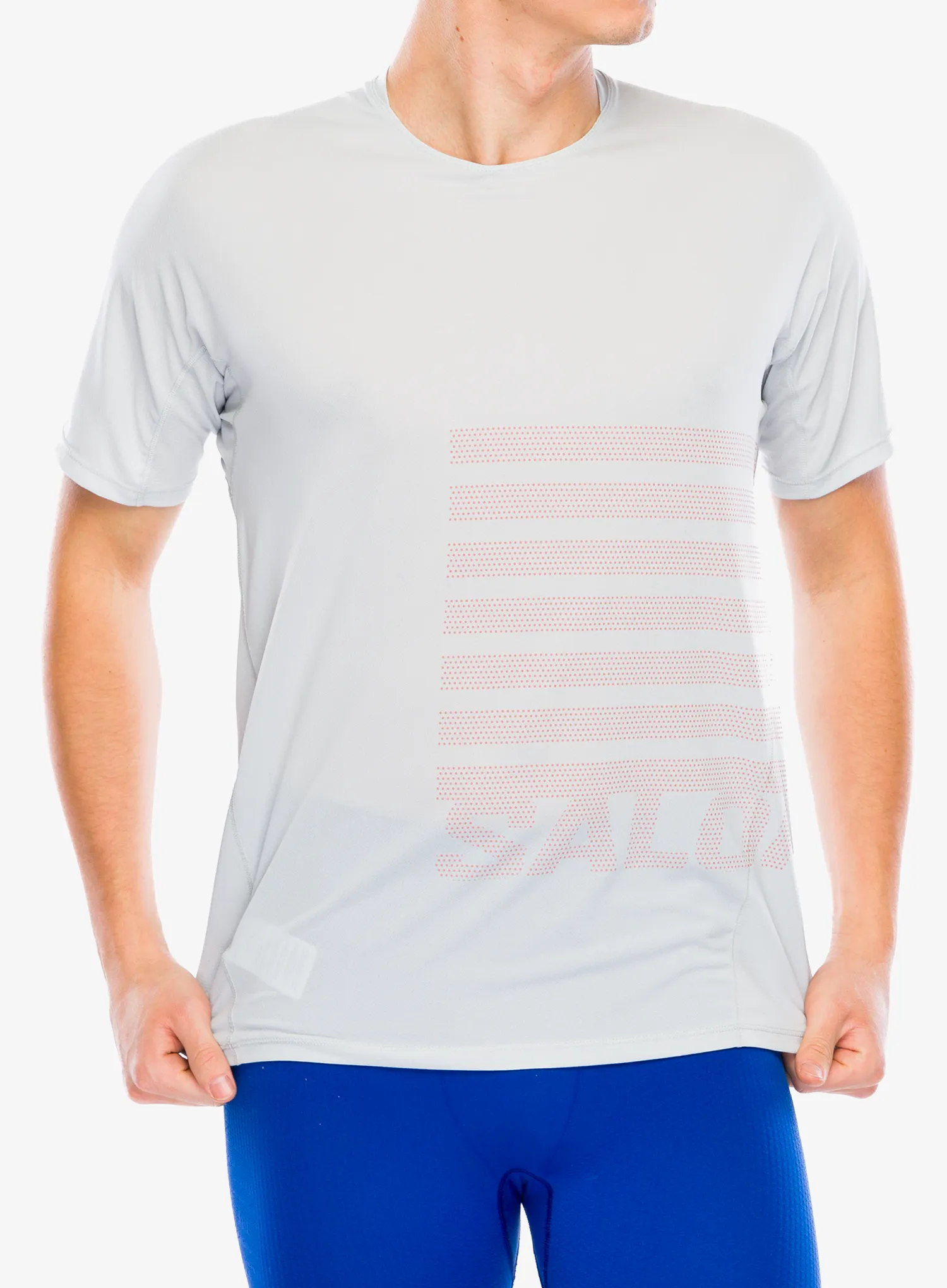 Bežecké tričko Salomon Sense Aero S/S GFX - gray