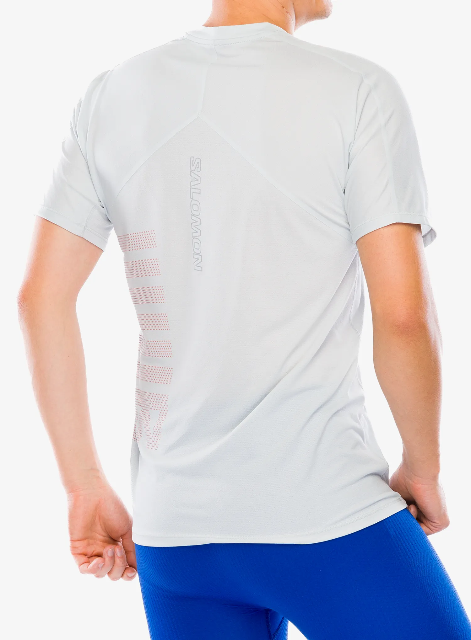 Bežecké tričko Salomon Sense Aero S/S GFX - gray
