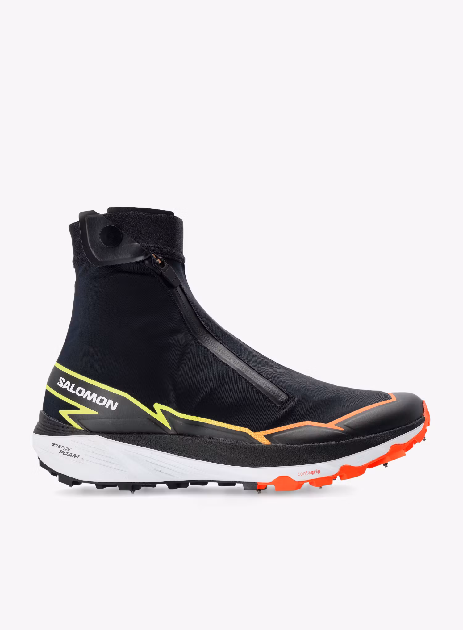 Trailové topánky Salomon Winter Cross Spike - black/neon/yellow