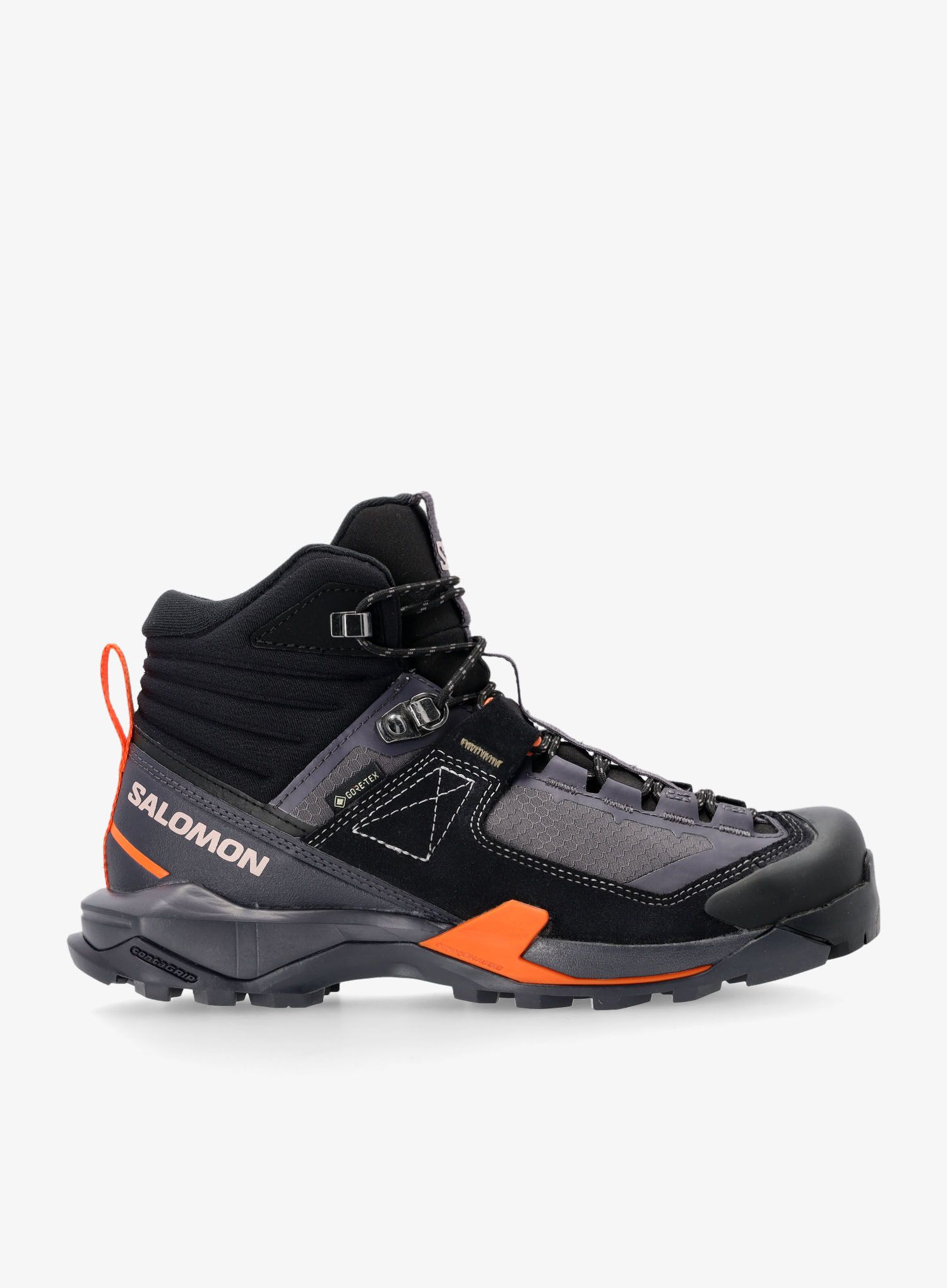 Turistické topánky dámske Salomon X Ultra Alpine Mid GTX - iron/black/orange