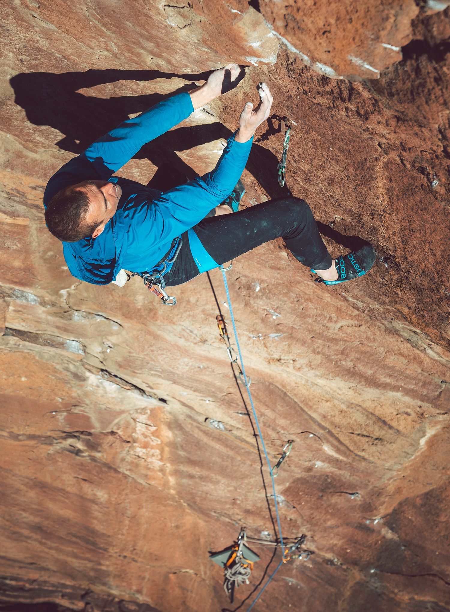 Lezečky Scarpa Boostic - black/azure