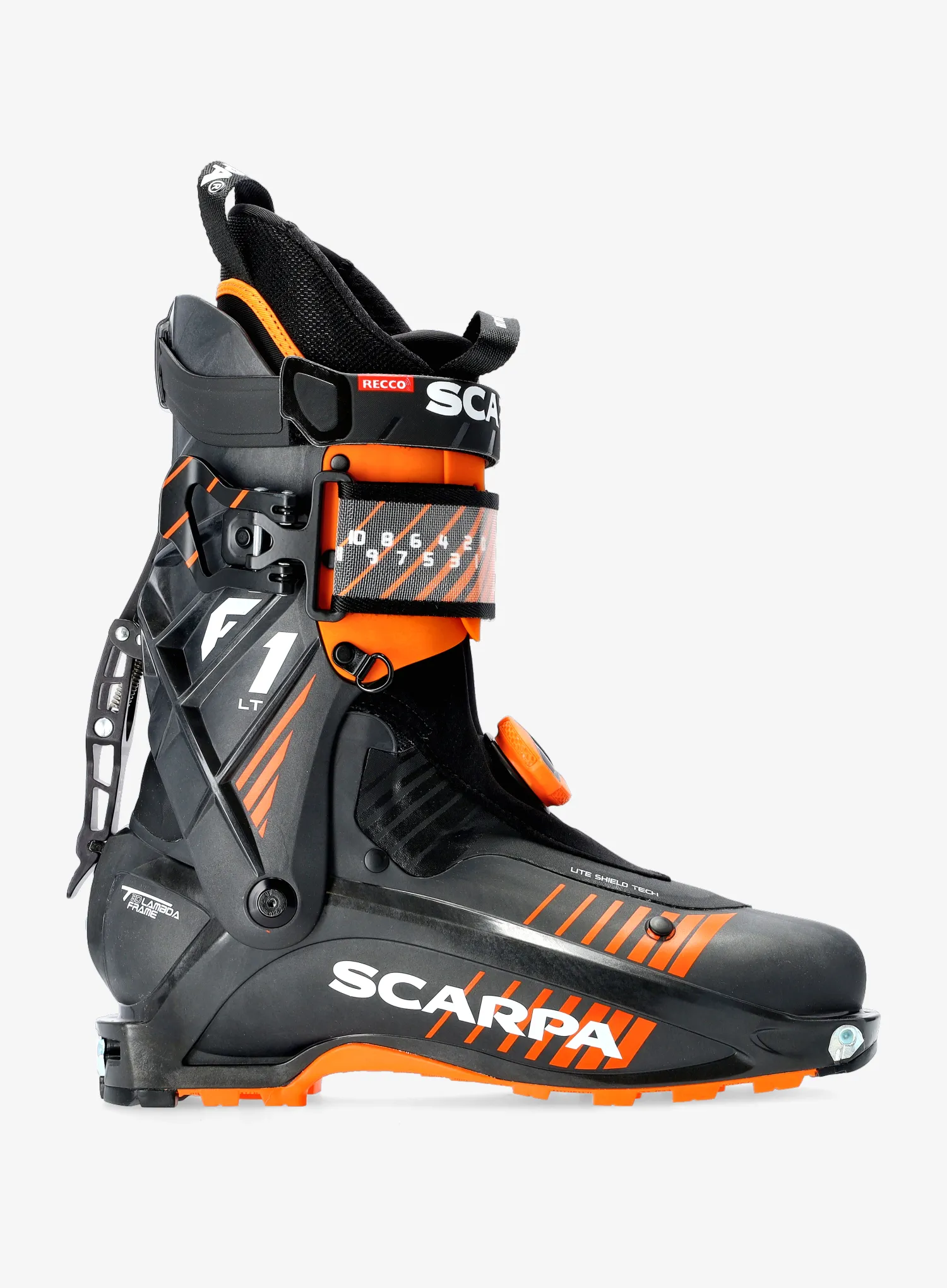 Skialpinistické topánky Scarpa F1 LT - carbon/orange