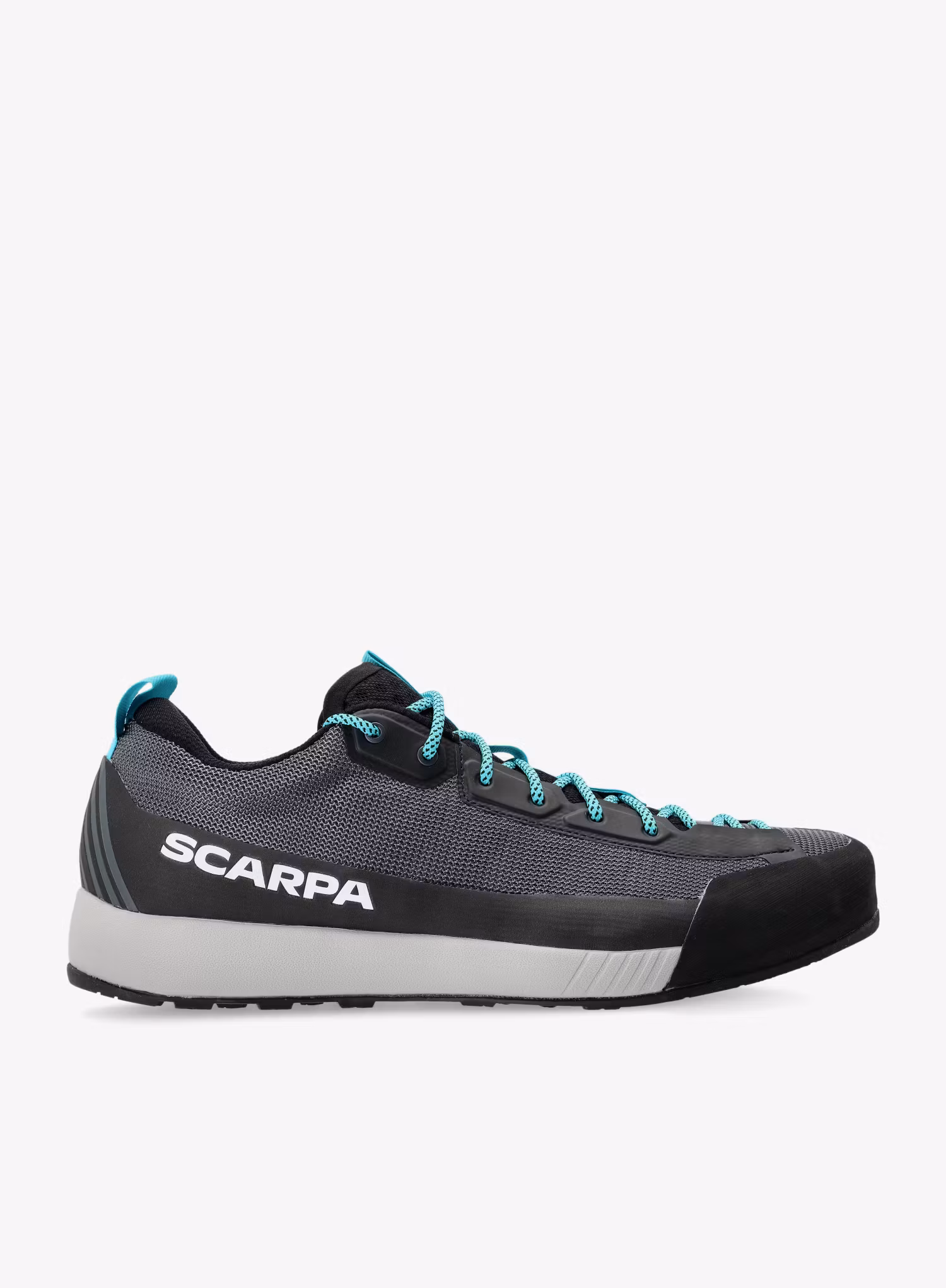Topánky prístupové Scarpa Gecko LT - anthracite/azure