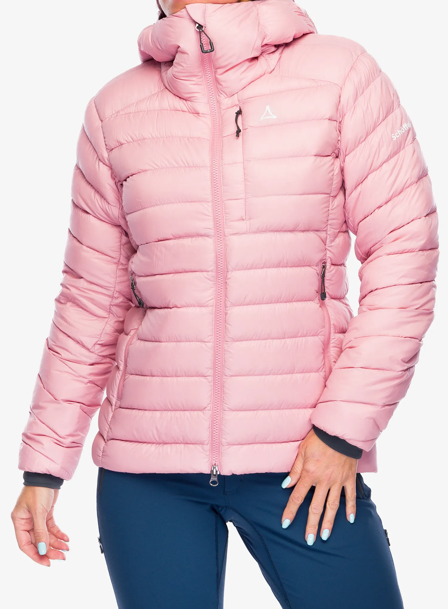 Bunda páperová dámska Schoffel Down Jacket Silvretta - viola