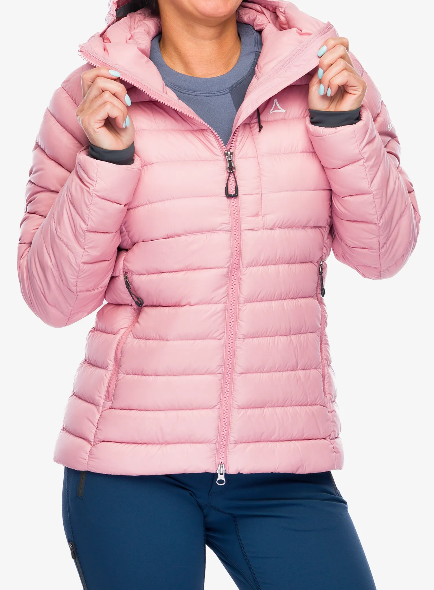 Bunda páperová dámska Schoffel Down Jacket Silvretta - viola
