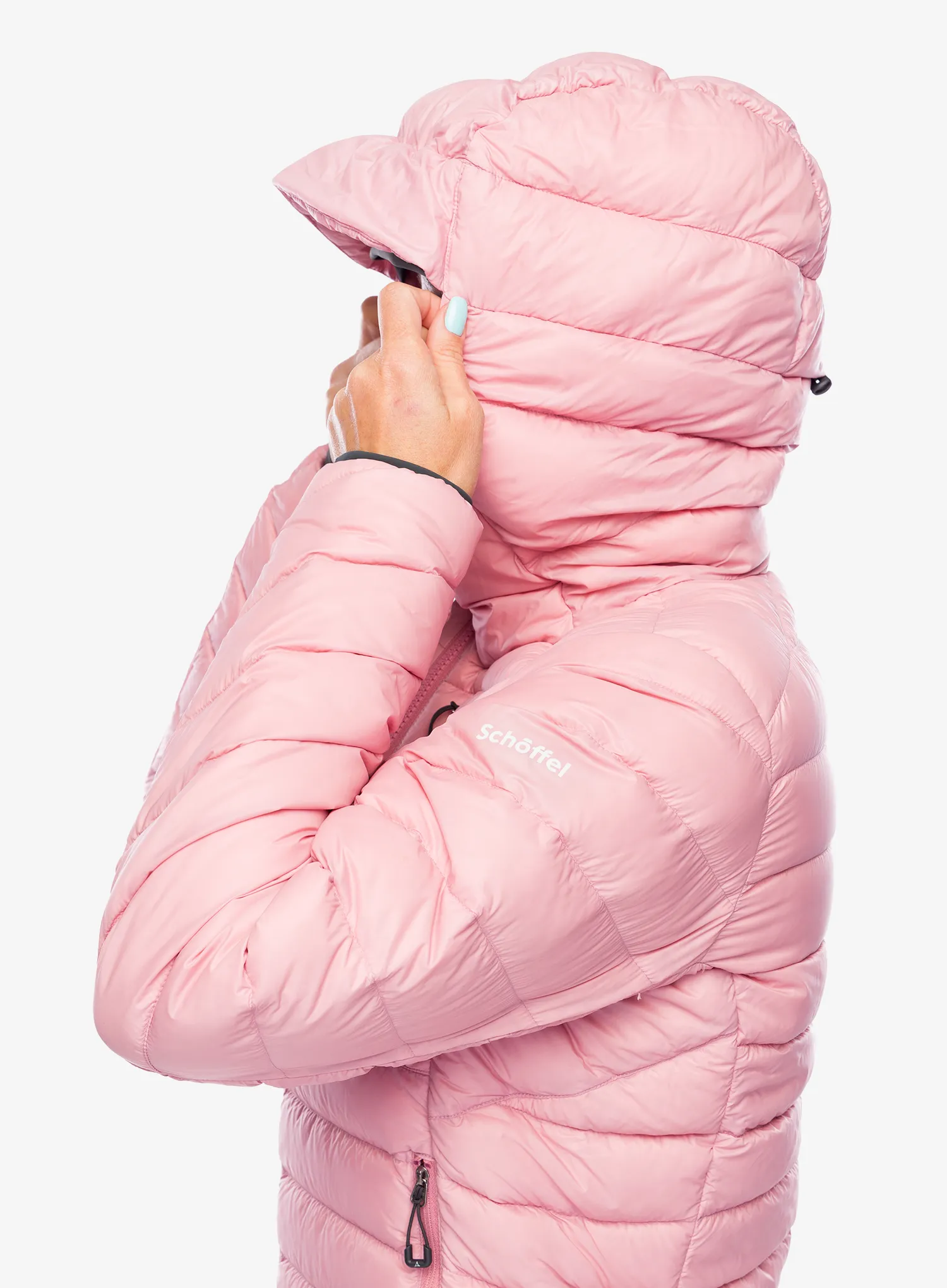 Bunda páperová dámska Schoffel Down Jacket Silvretta - viola