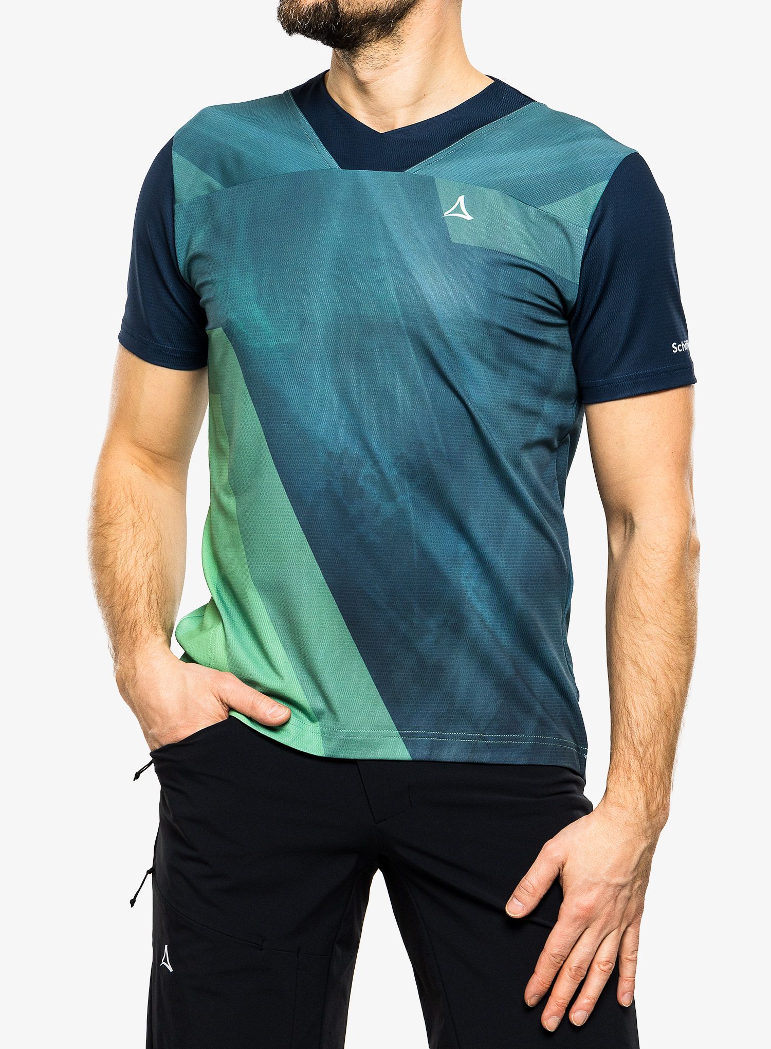 Cyklistické tričko Schoffel Shirt Runcatrail - matcha mint