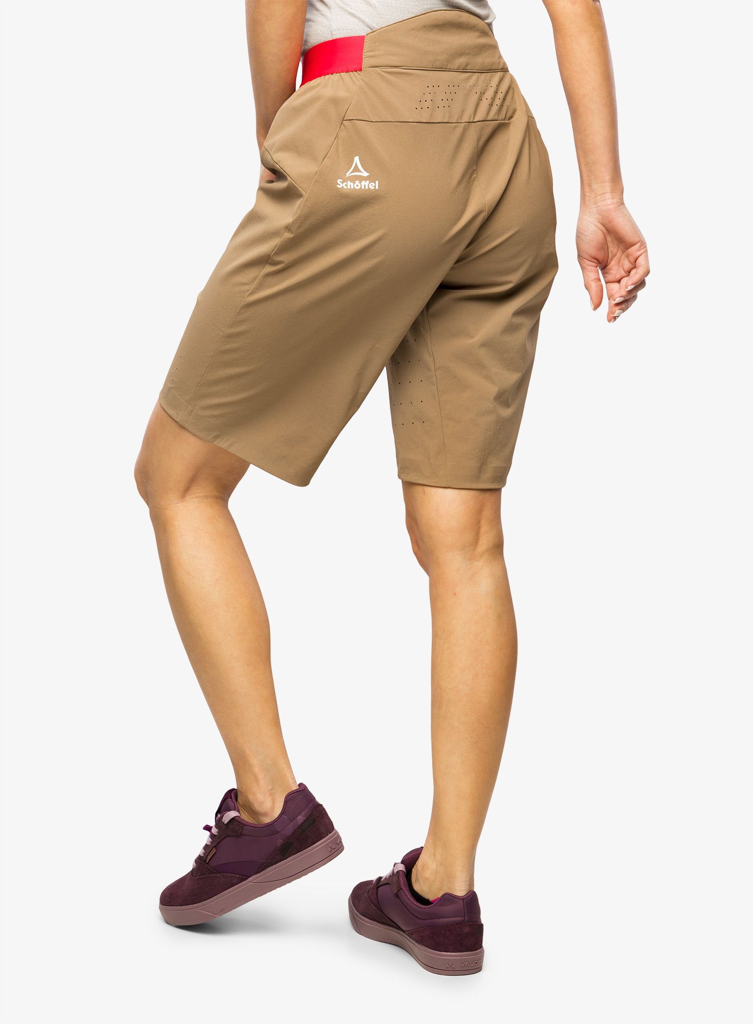 Cyklistické kraťasy dámske Schoffel Shorts Mellow Trail - soft walnut