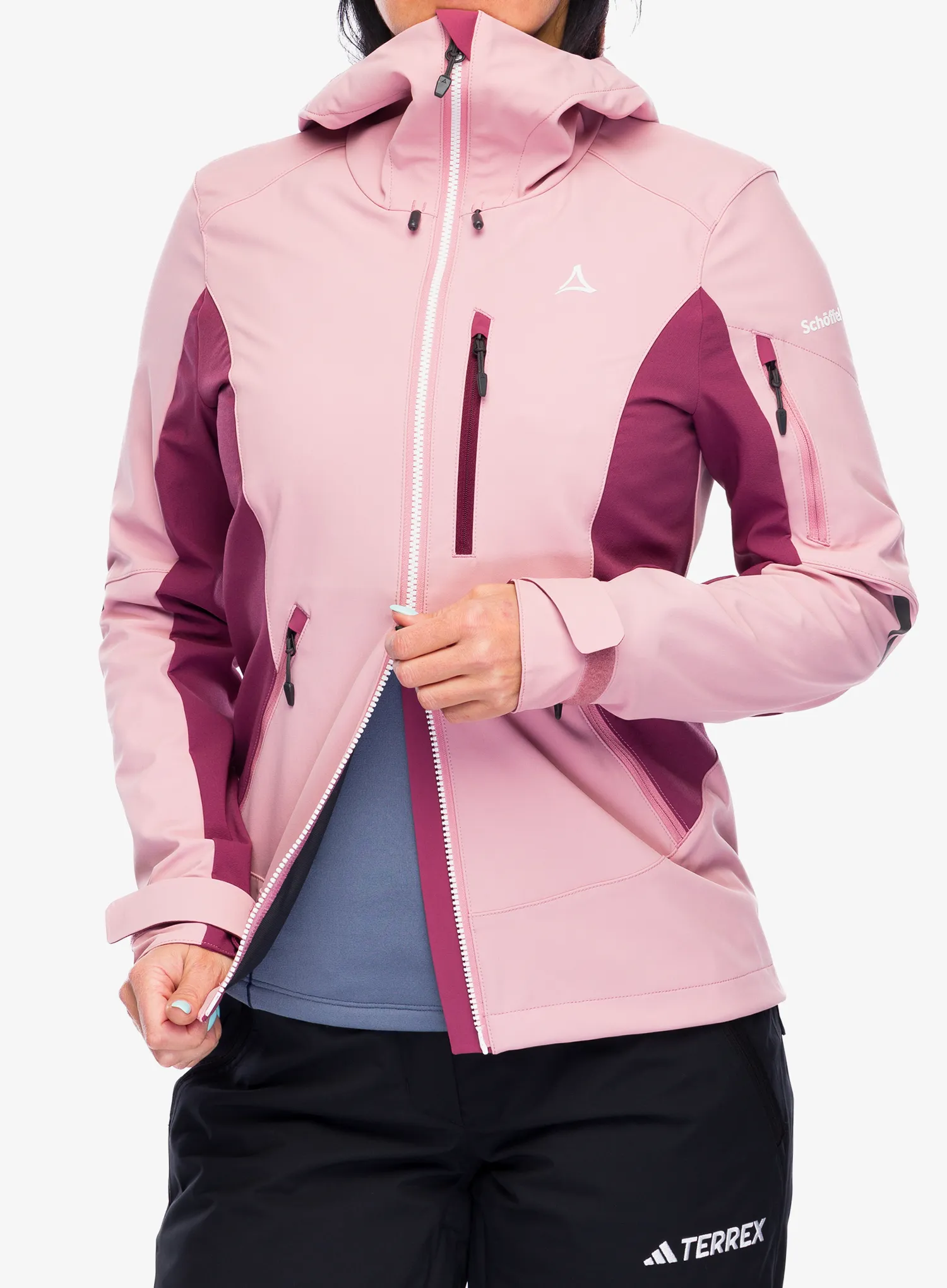 Bunda dámska Schoffel Softshell Jacket Matrei - viola