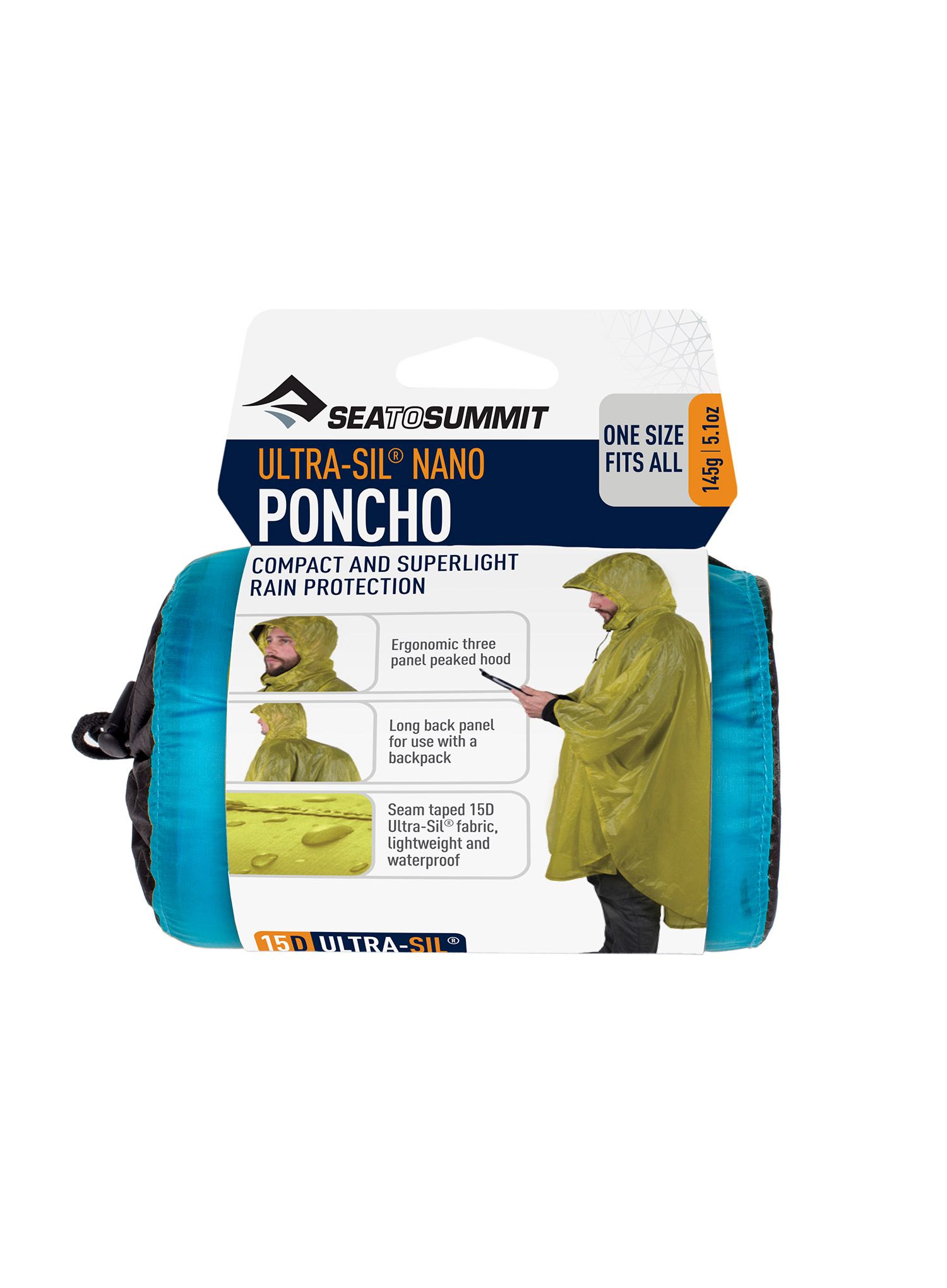 Pončo turistické Sea To Summit Ultra-Sil Nano Poncho
